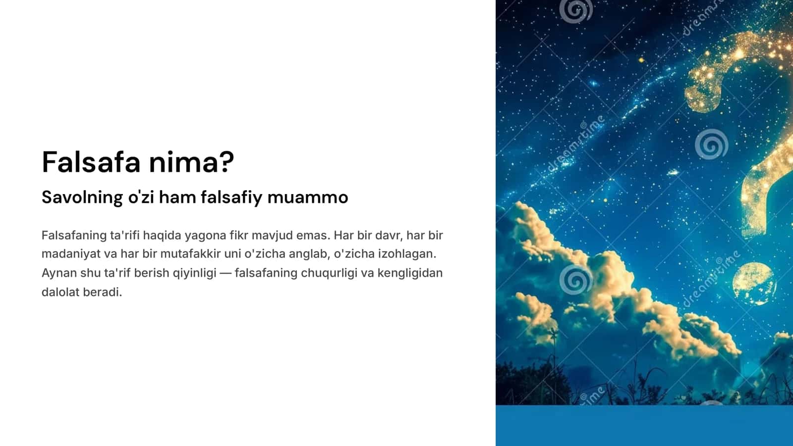 Falsafaning mohiyatiga oid Sharq va G'arb mutafakkirlari ta'riflarini tasniflash 3