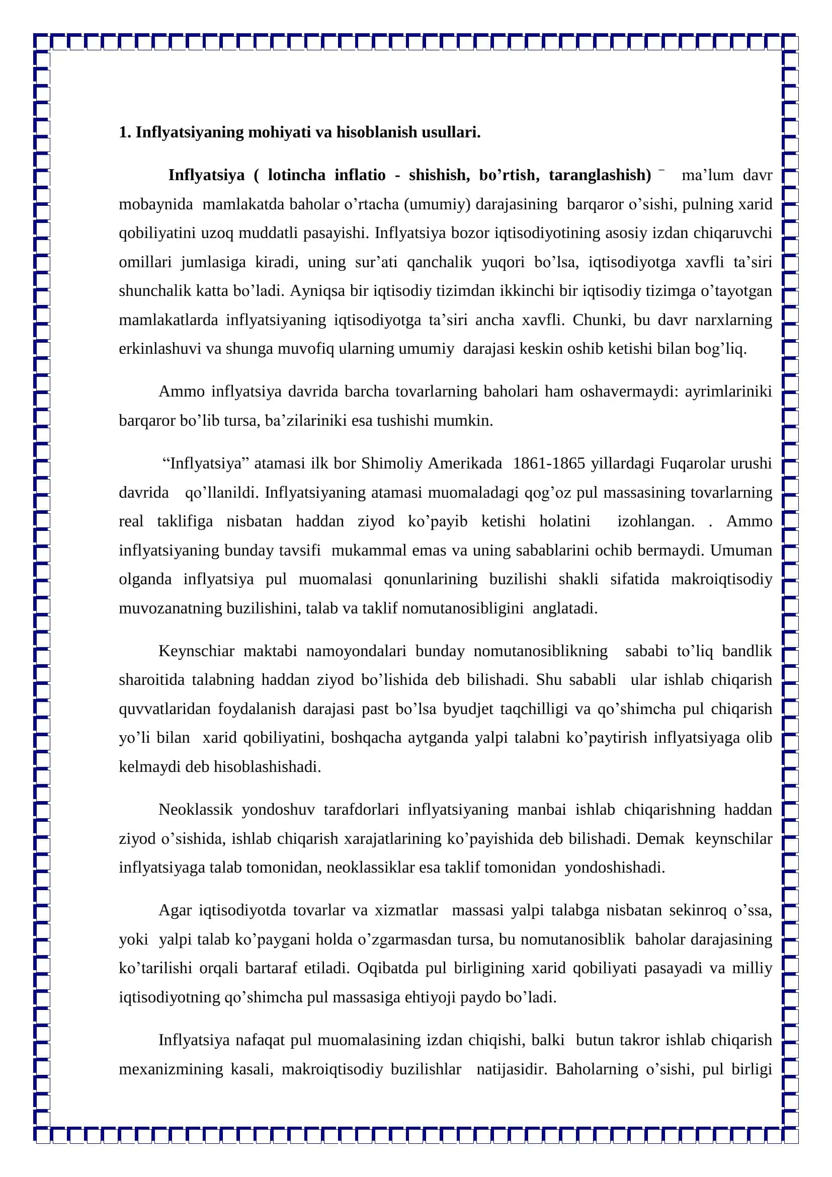 Bank tizimi. Pul-kredit siyosati 3