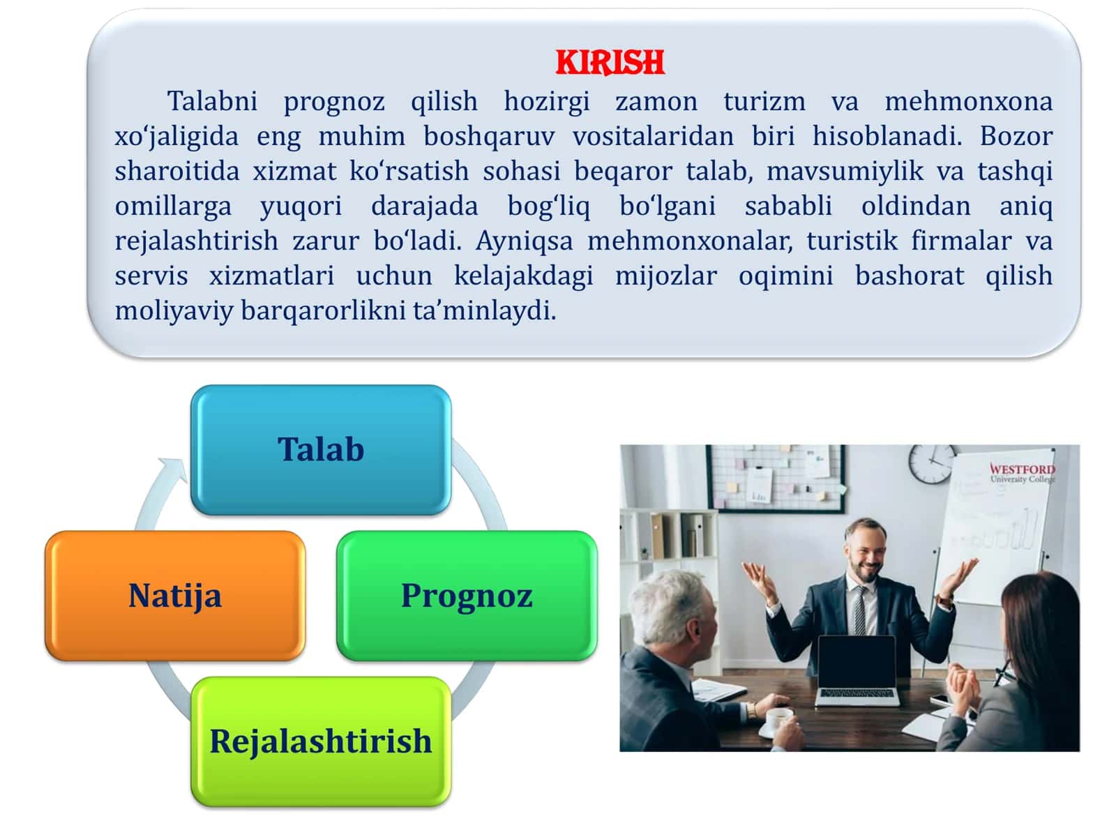 Talabni prognoz qilish: turizm va mehmonxona xo‘jaligida strategik boshqaruv vositasi 3
