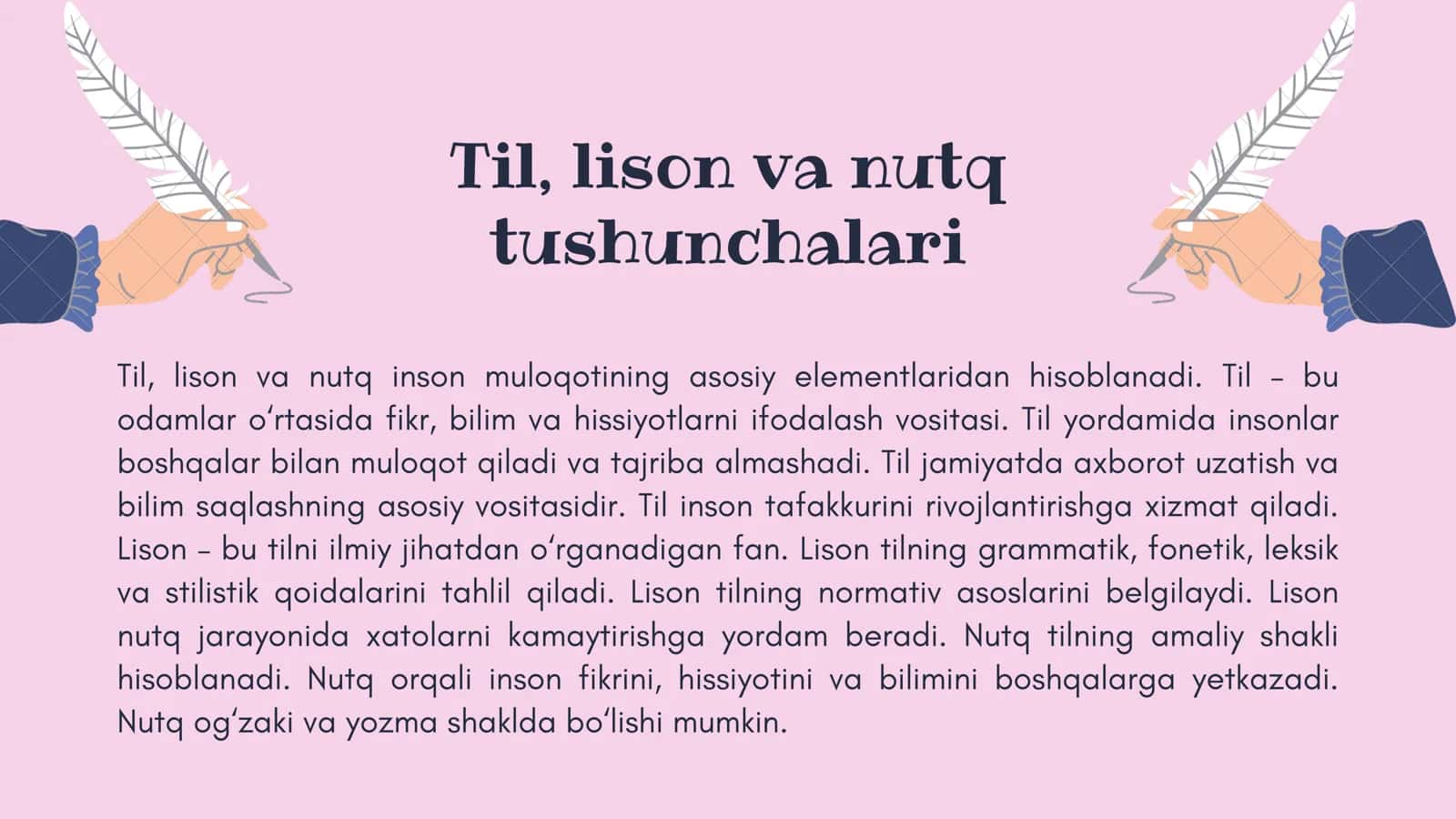 Til, lison va nutq me’yor munosabati 3