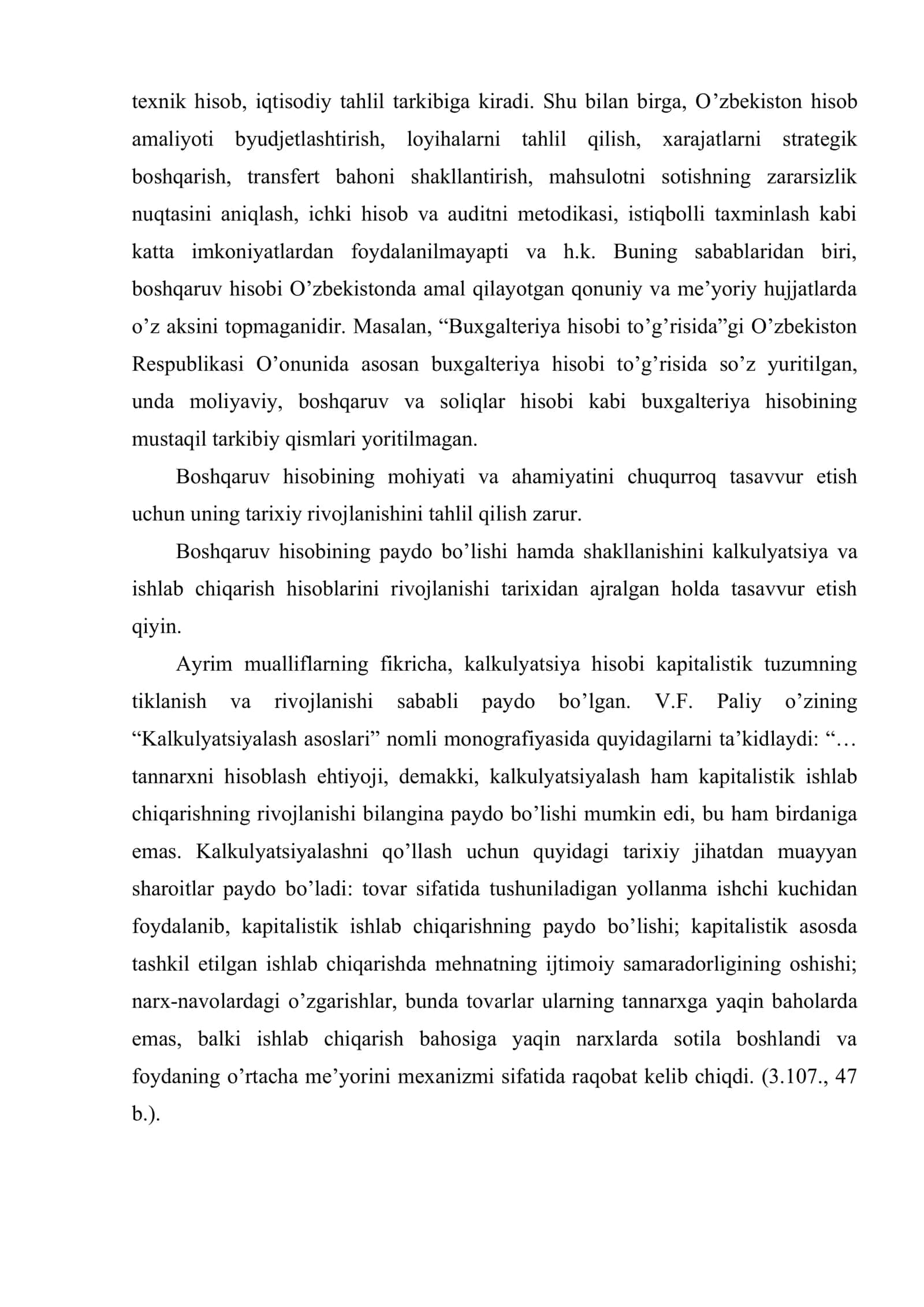 Boshqaruv hisobining nazariy asoslari 3