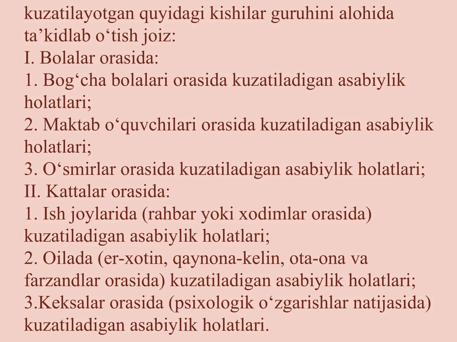 Trener va unga qo’yiladigan talablar Psixologik treningni effektivliligini baholash Guruhiy trening jarayoni Trener va guruhning o‘zaro munosabatlari masalasi 3