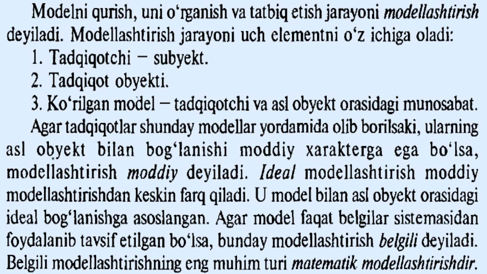 Iqtisodiy va matematik modellashtirish 3