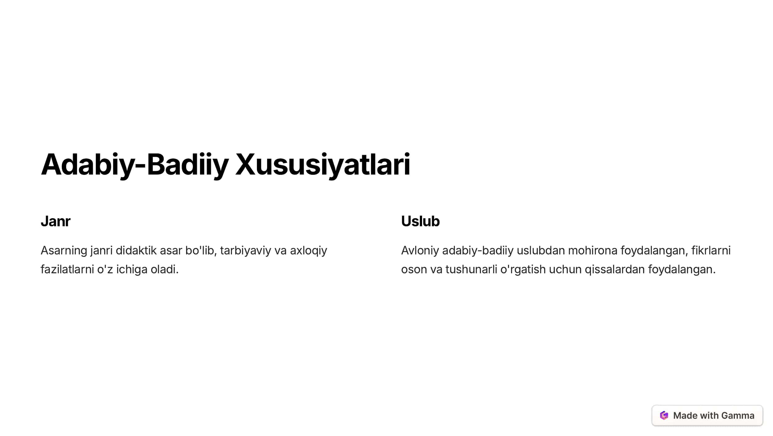 Turkiy Guliston yoxud axloq 3