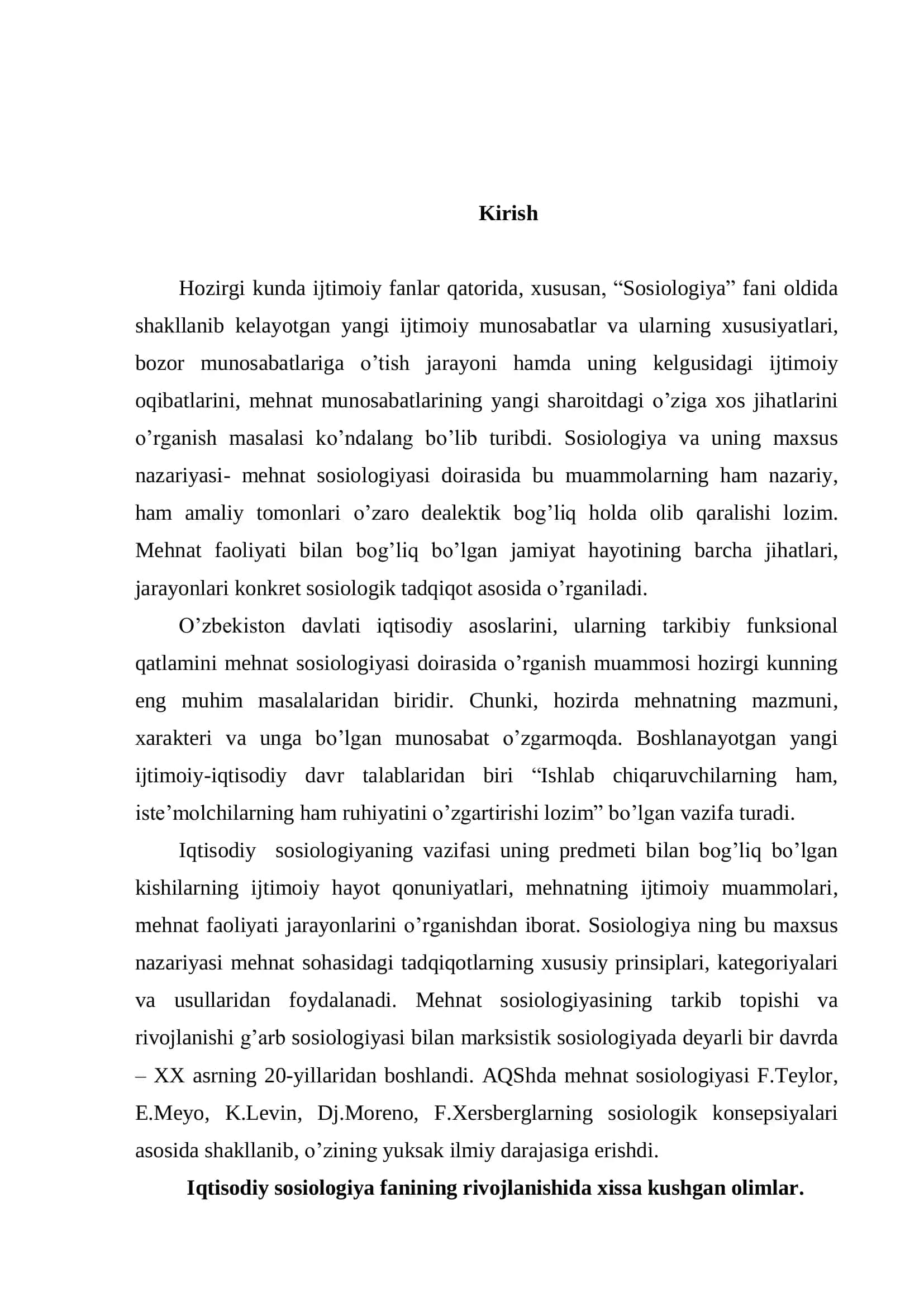 MEHNAT SOSIOLOGIYASI VA IQTISODIY SOSIOLOGIYANING ASOSIY KATEGORIYALARI 3