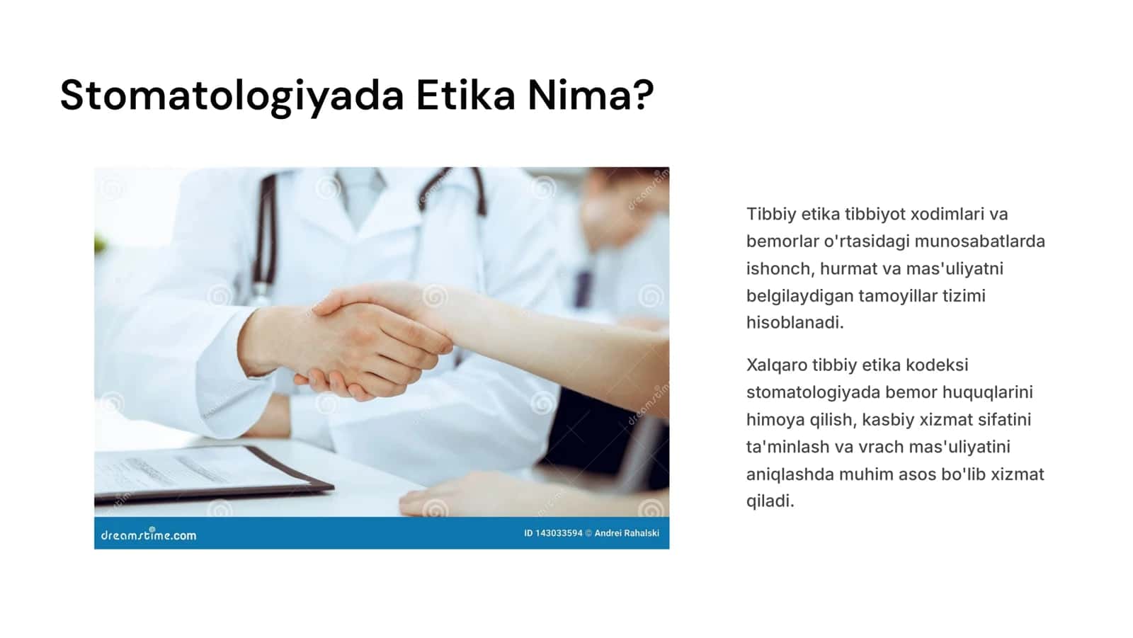 Vrach stomatologning etika va deontologiyasi Stomatologiyada sterilizatsiya va dezinfeksiya.Vrach stomatologlarning ximoya anjomlari 3