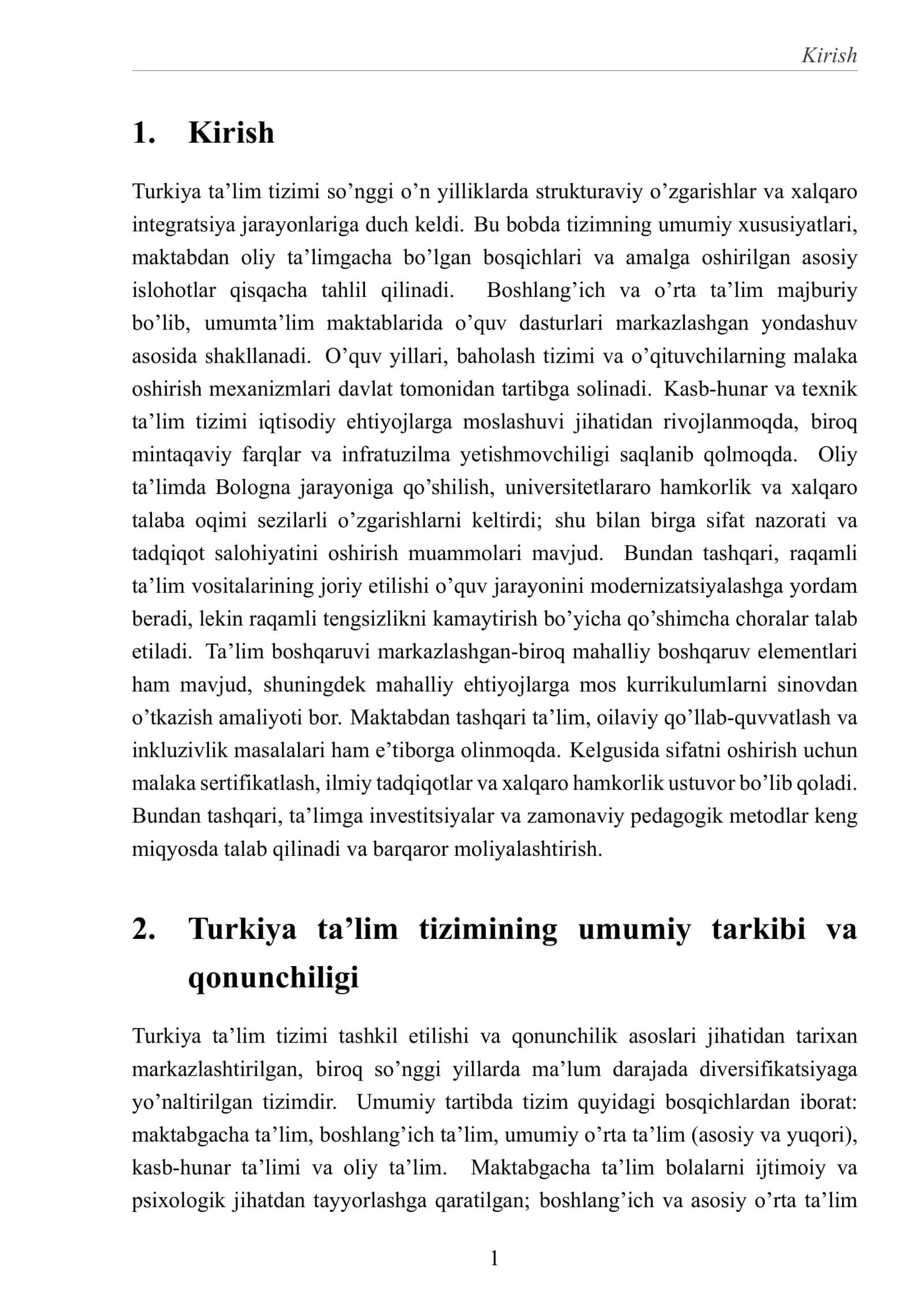 "Turkiyada talim tizimi" 3