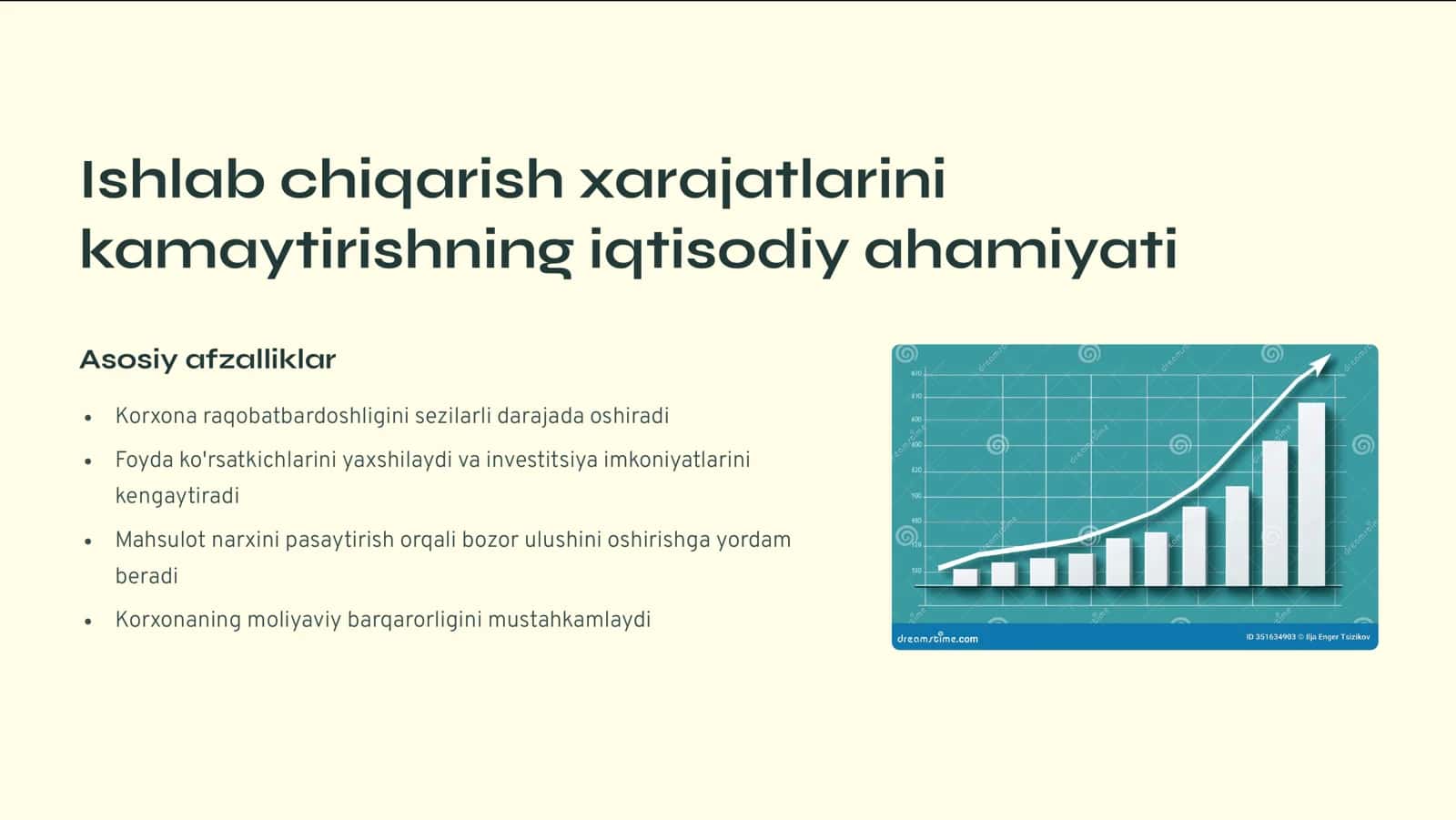 Ishlab chiqarish xarajatlari va kamaytirish yo'llari 3