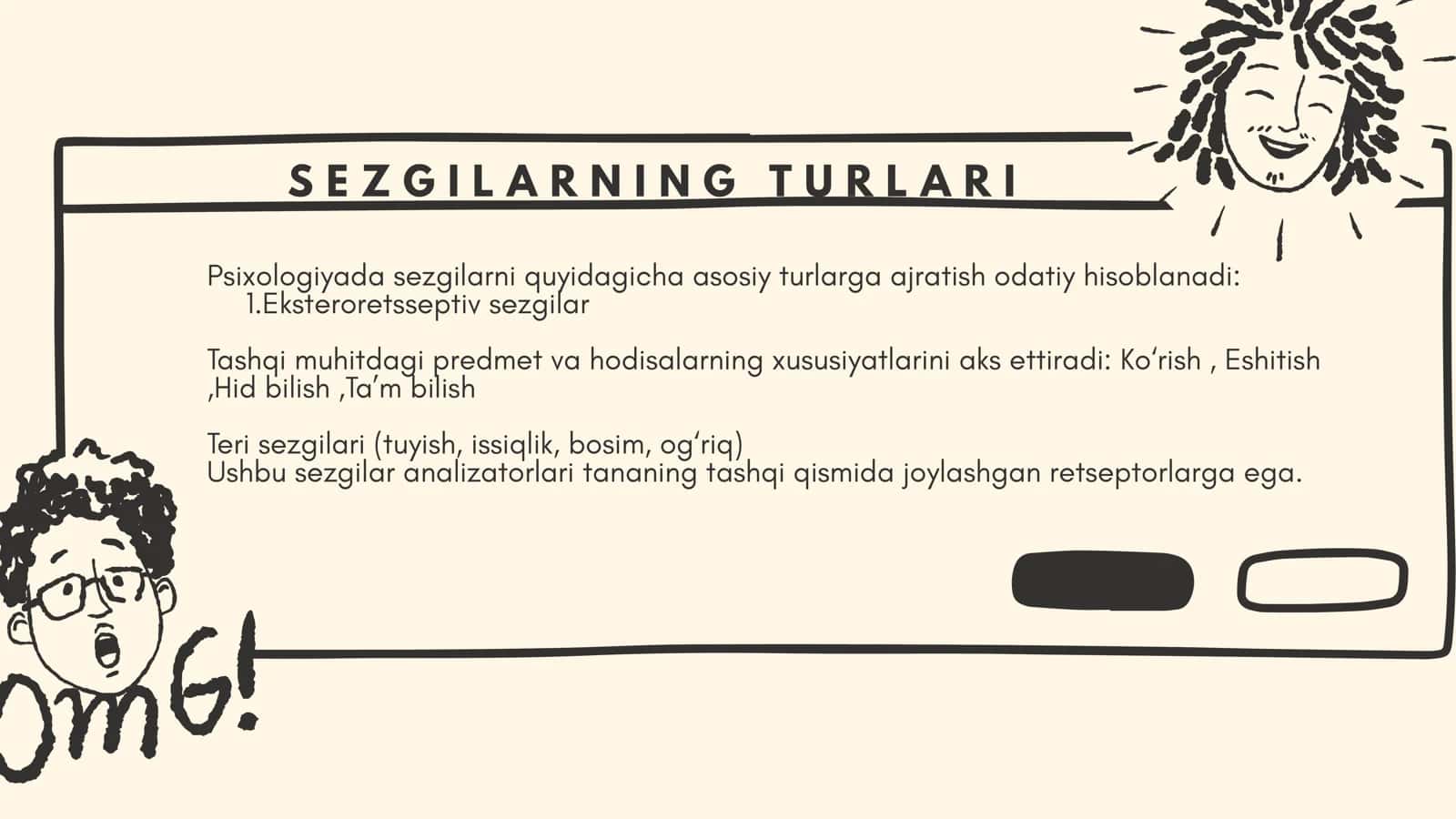 sezgilar haqida umumiy tushuncha .Sezgi turlari va ularning qonuniyatlari 3