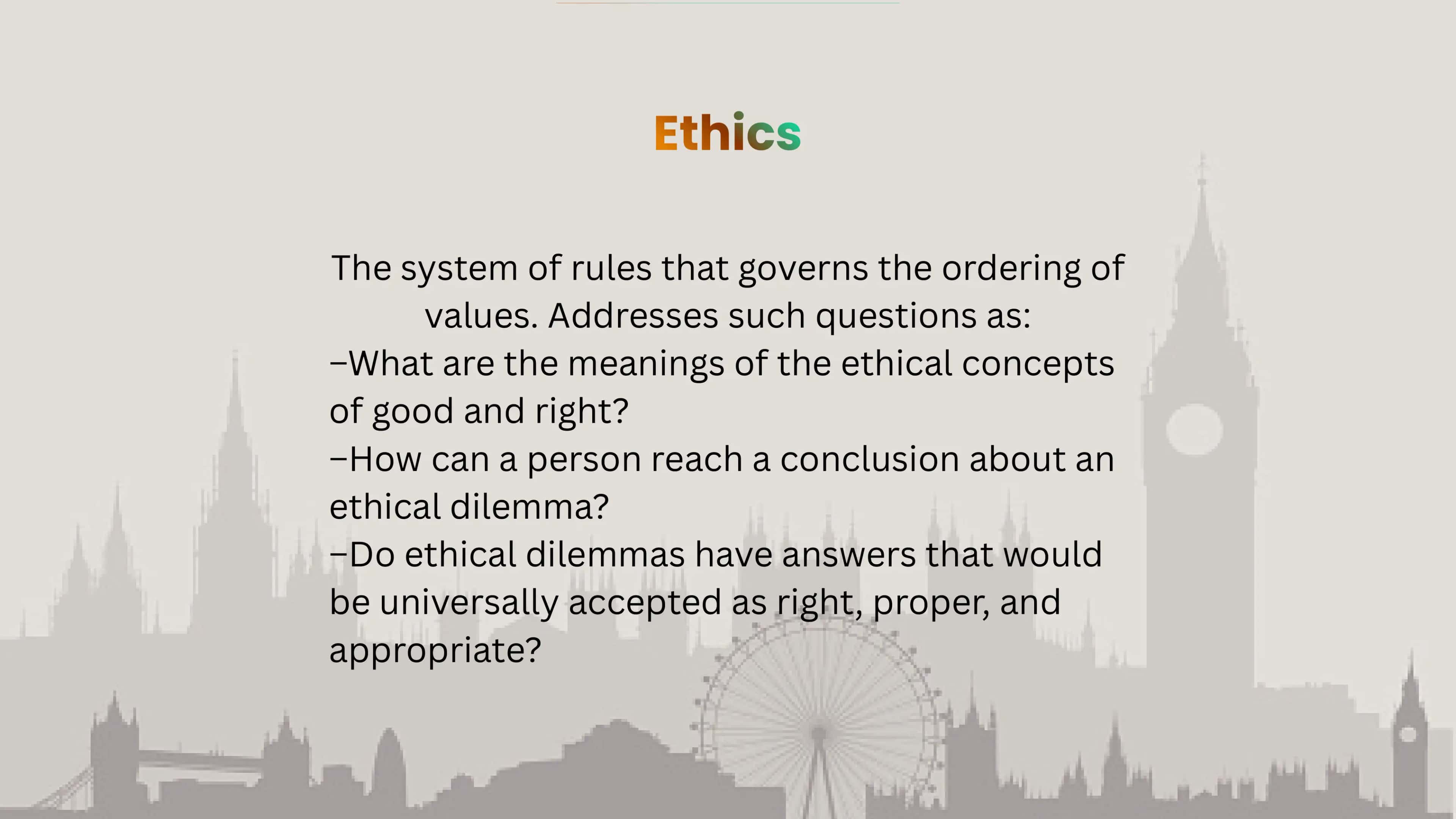 Ethical Development and Reasoning 3