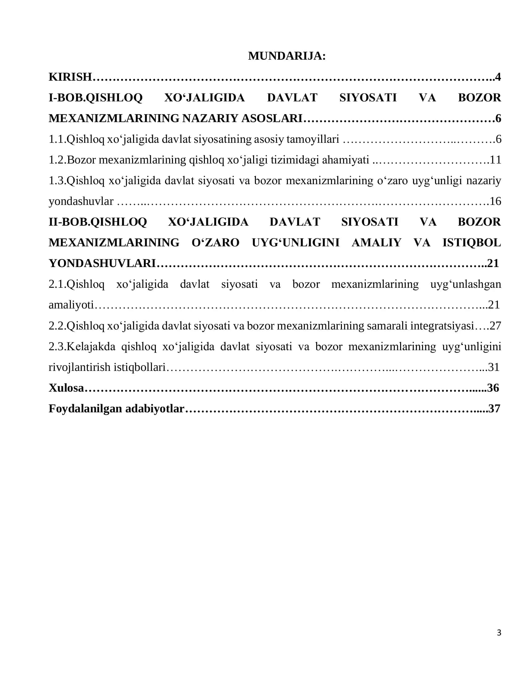 Tarmoqlar iqtisodiyoti kurs ishi 3