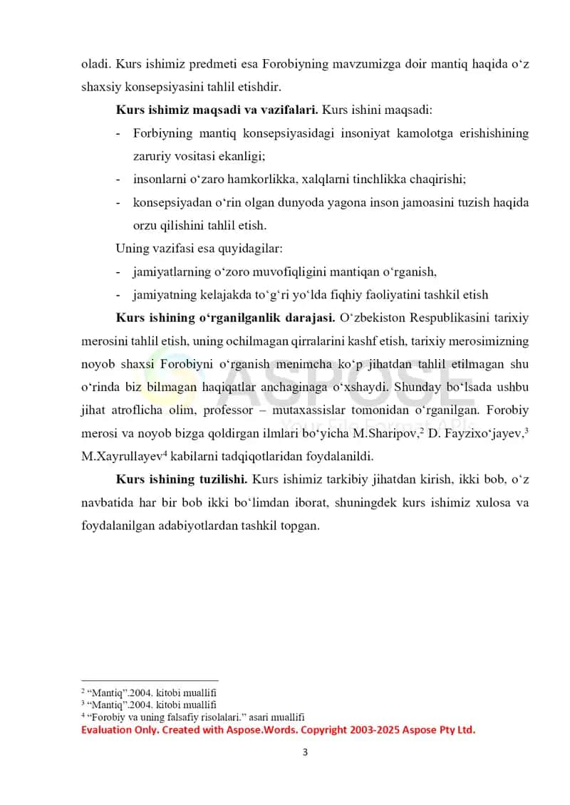 Abu Nasr Forobiyning Mantiq konsepsiyasida xulosa chiqarish va isbotlash masalalari 3