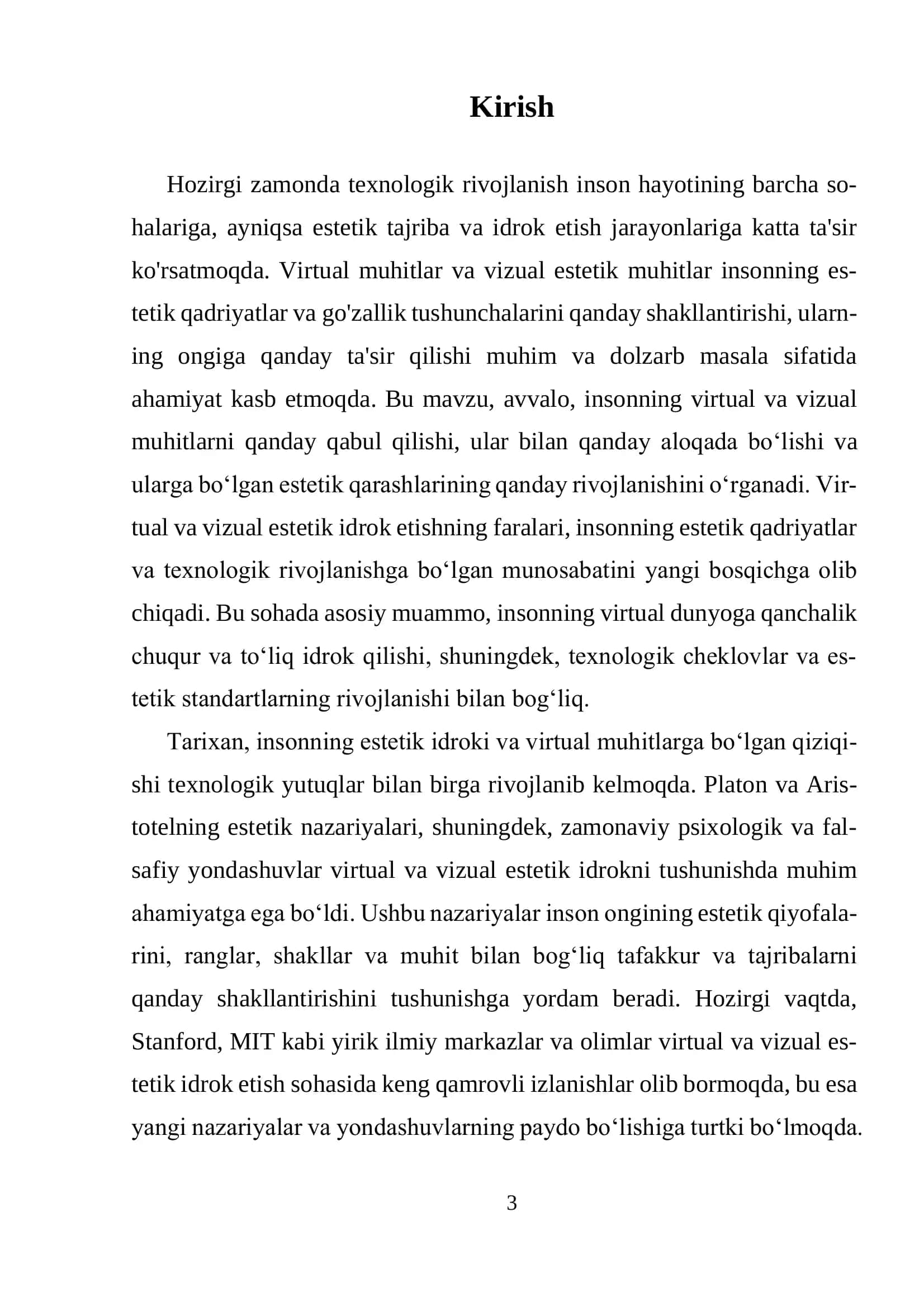 Olamni virtual va vizual estetik idrok etishning farqlari 3