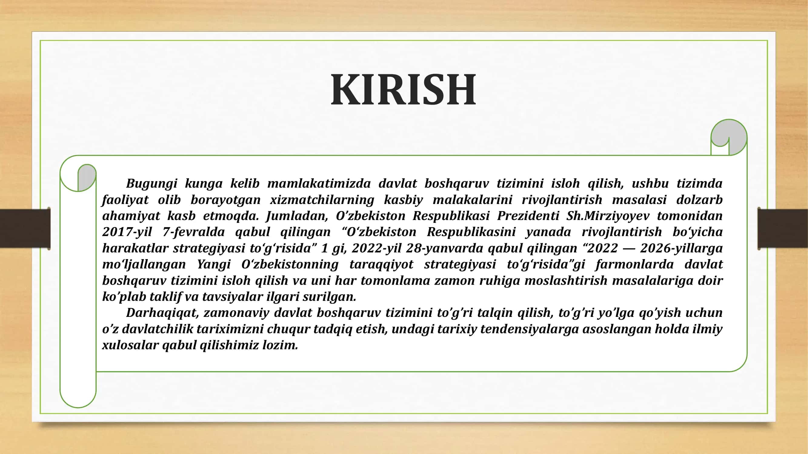O‘ZBEK DAVLATCHILIGINING SHAKLLANISHI VA TARAQQIYOT BOSQICHLARI 3