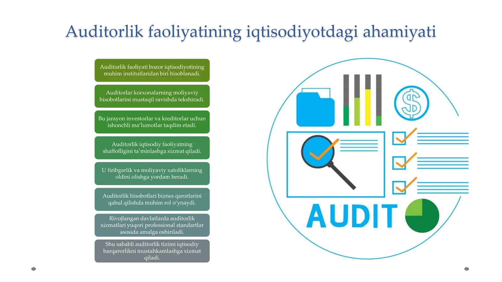 RIVOJLANGAN XORIJIY DAVLATLARDA AUDITORLIK TASHKILOTLAR FAOLIYATI 3