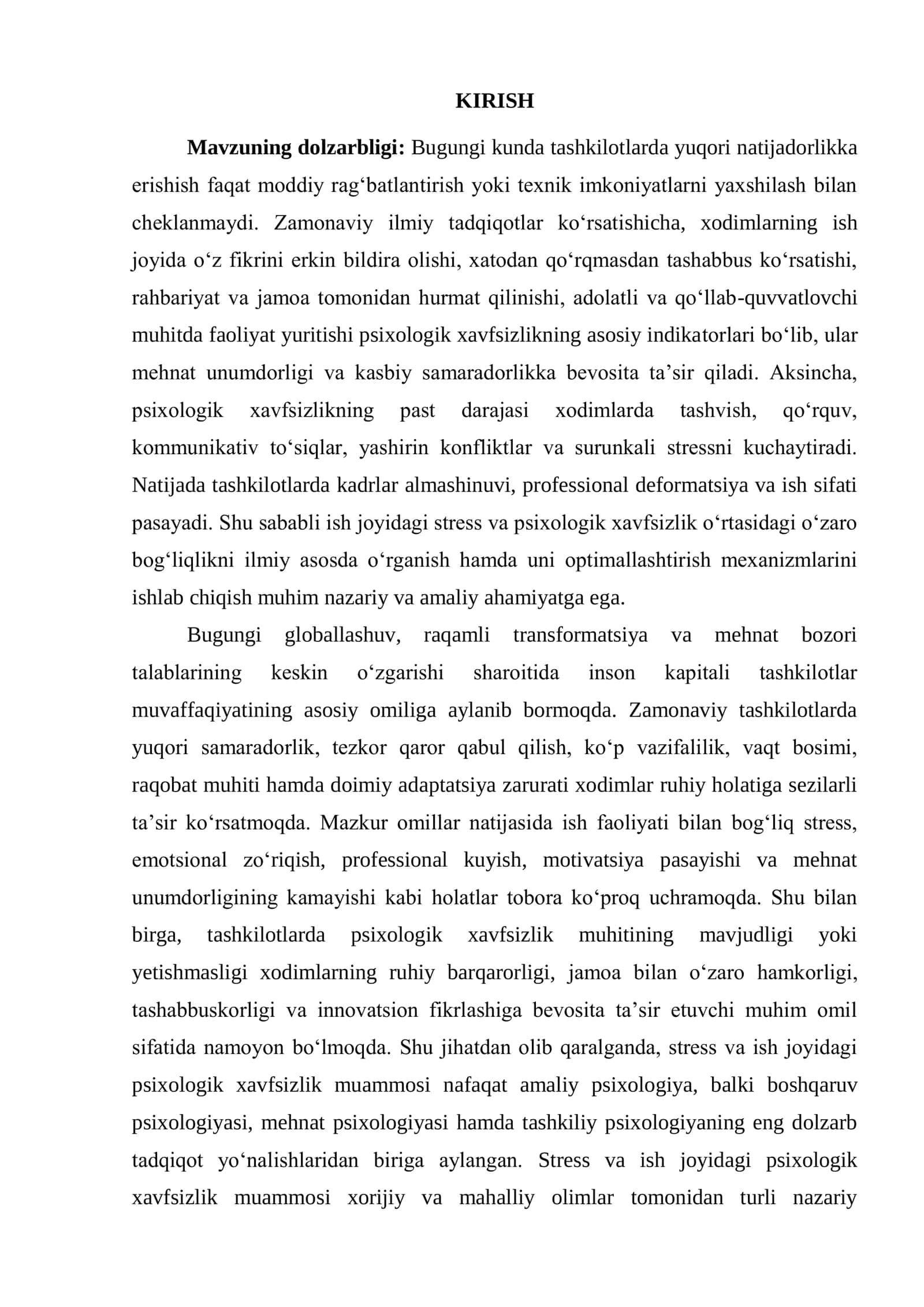 KLINIK PSIXOLOGIYA FANIDAN KURS ISHI 3
