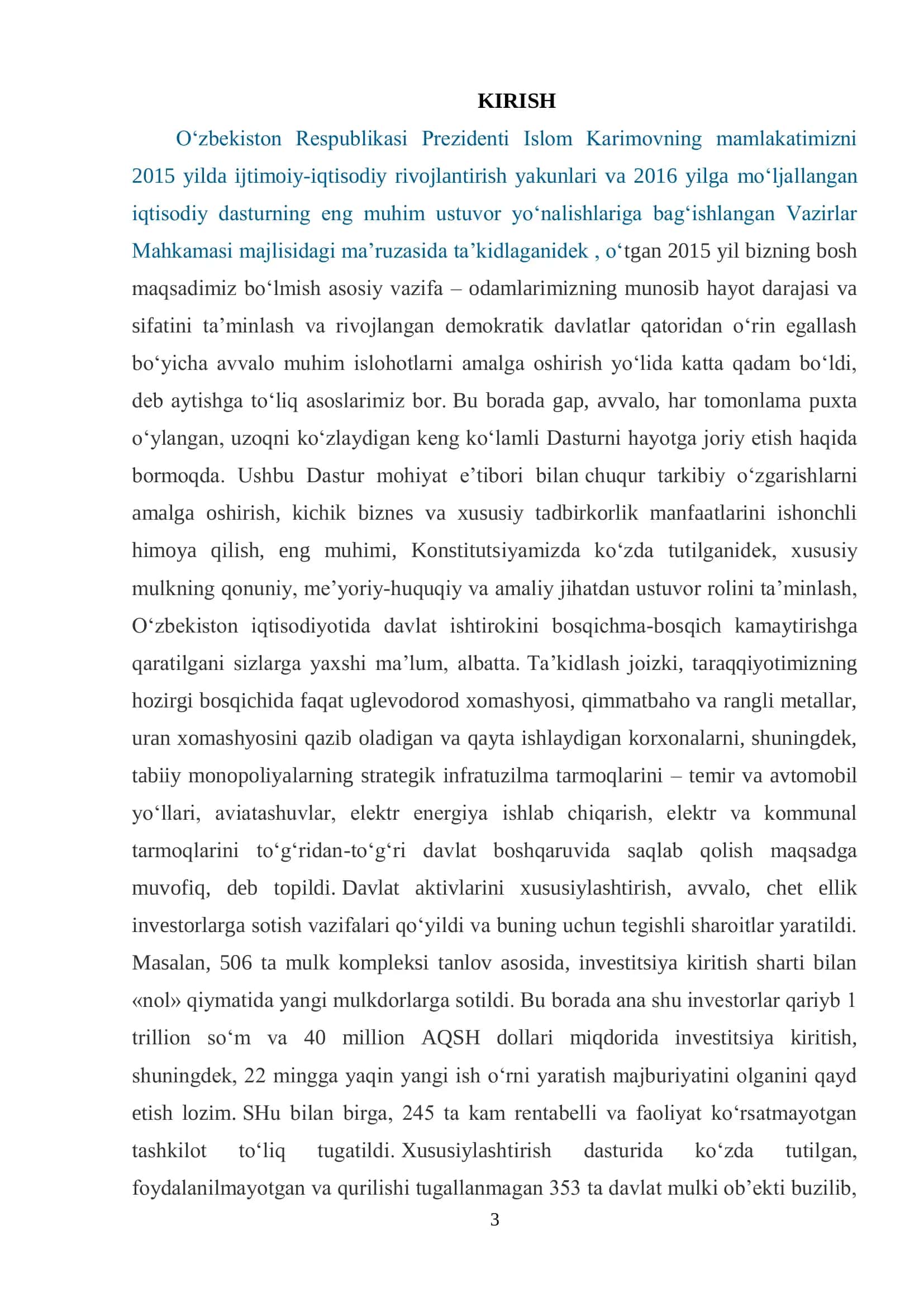 "Probiotiklarning urug’lantirish yoshidagi tanalar jinsiy sistemasiga ta’siri" 3