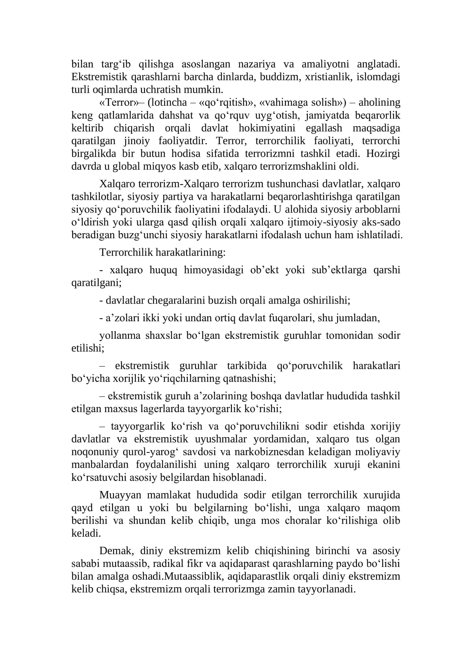 Diniy fanatizm, ekstremizm, fundamentalizm, terrorizmning tarixi 3
