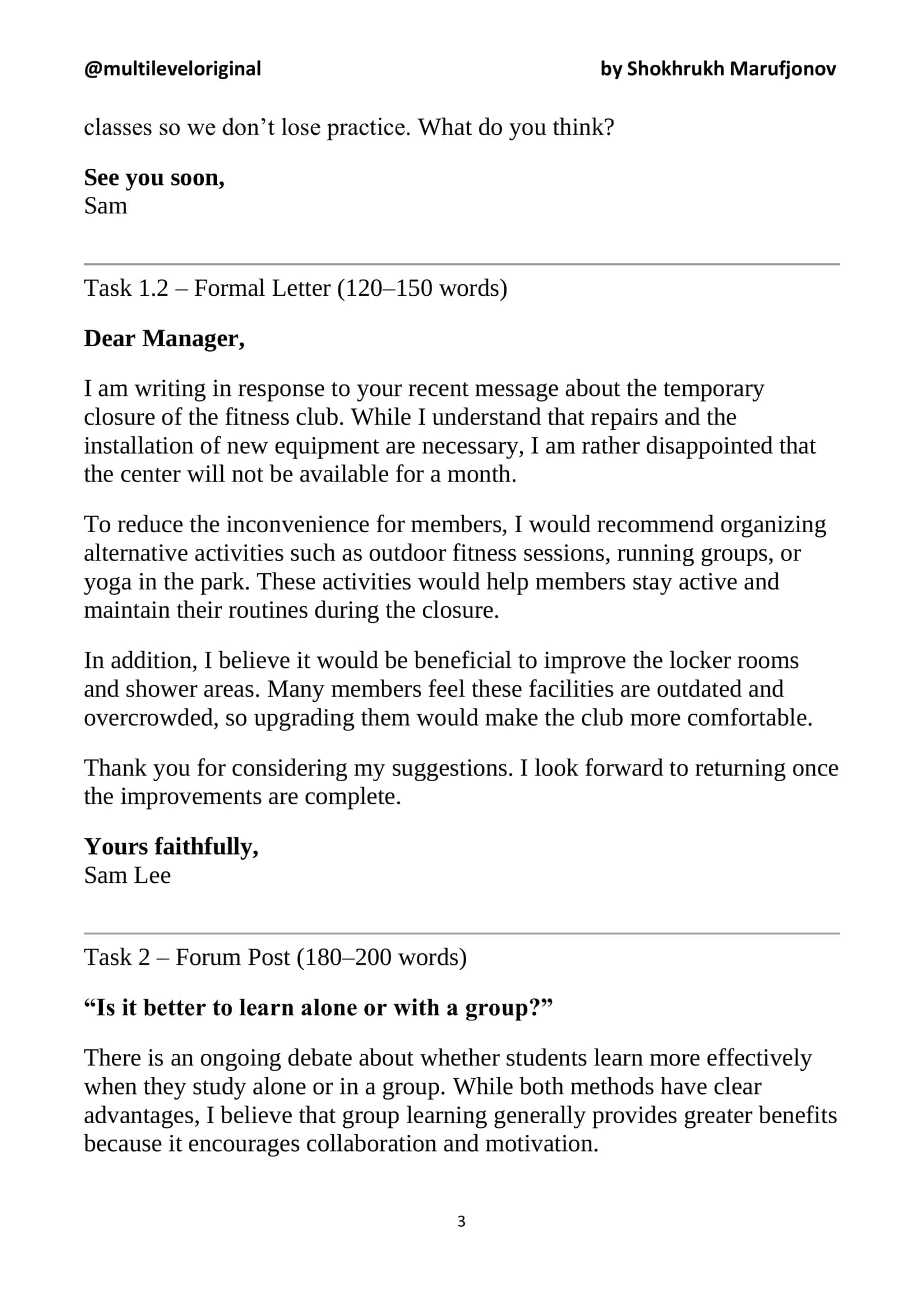 Task 1 WRITING PART 1 VA 2 GA NAMUNA 3