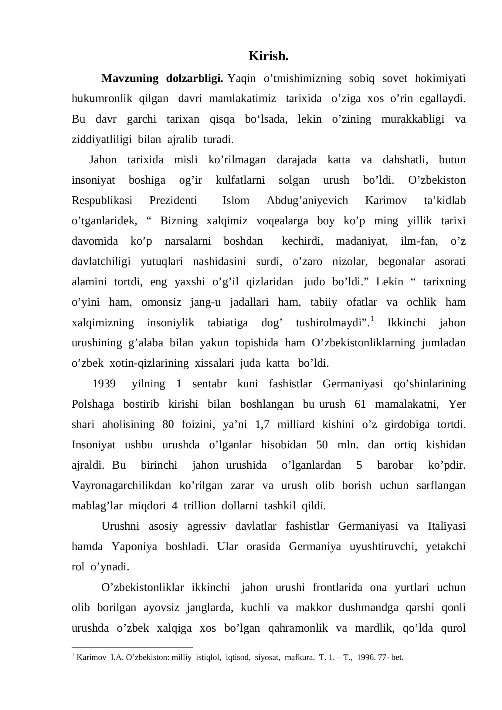 Ikkinchi Jahon Urushi Yillarida O’zbekiston Xotin-Qizlari Faoliyati 3