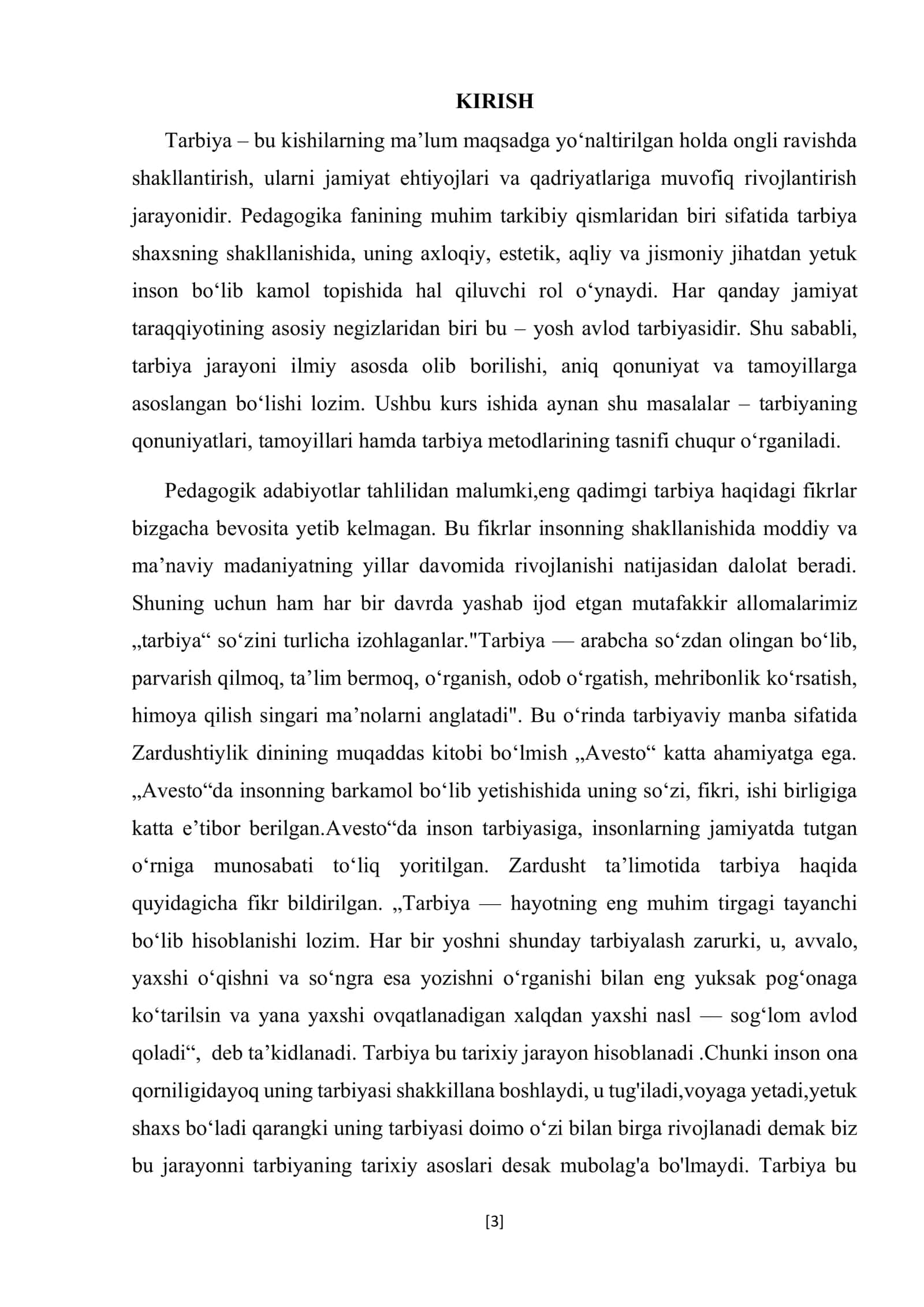 Tarbiya qonuniyatlari va tamoyillari.Tarbiya metodlari tasnifi 3