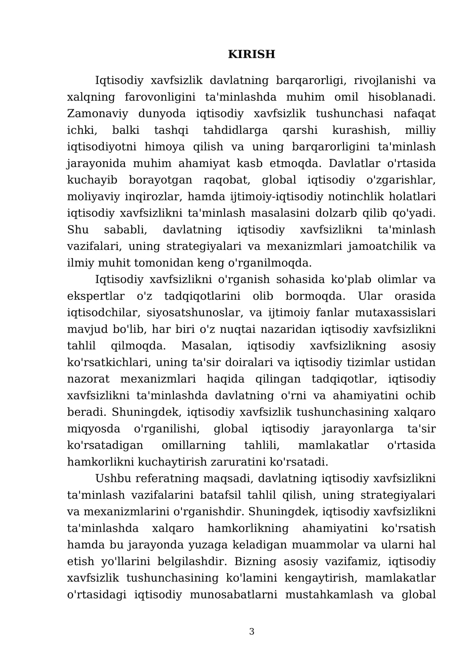 Iqtisodiy xavfsizlik vazifalari 3