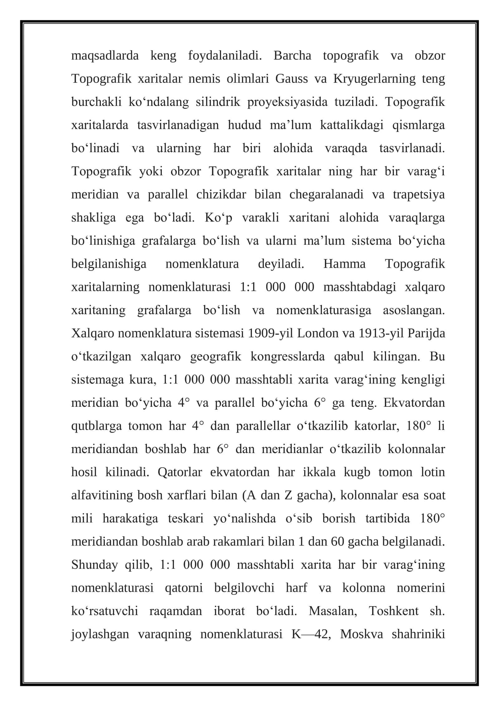 Topografik xaritalardan foydalanib relyef turlari va shakllarini aniqlash 3