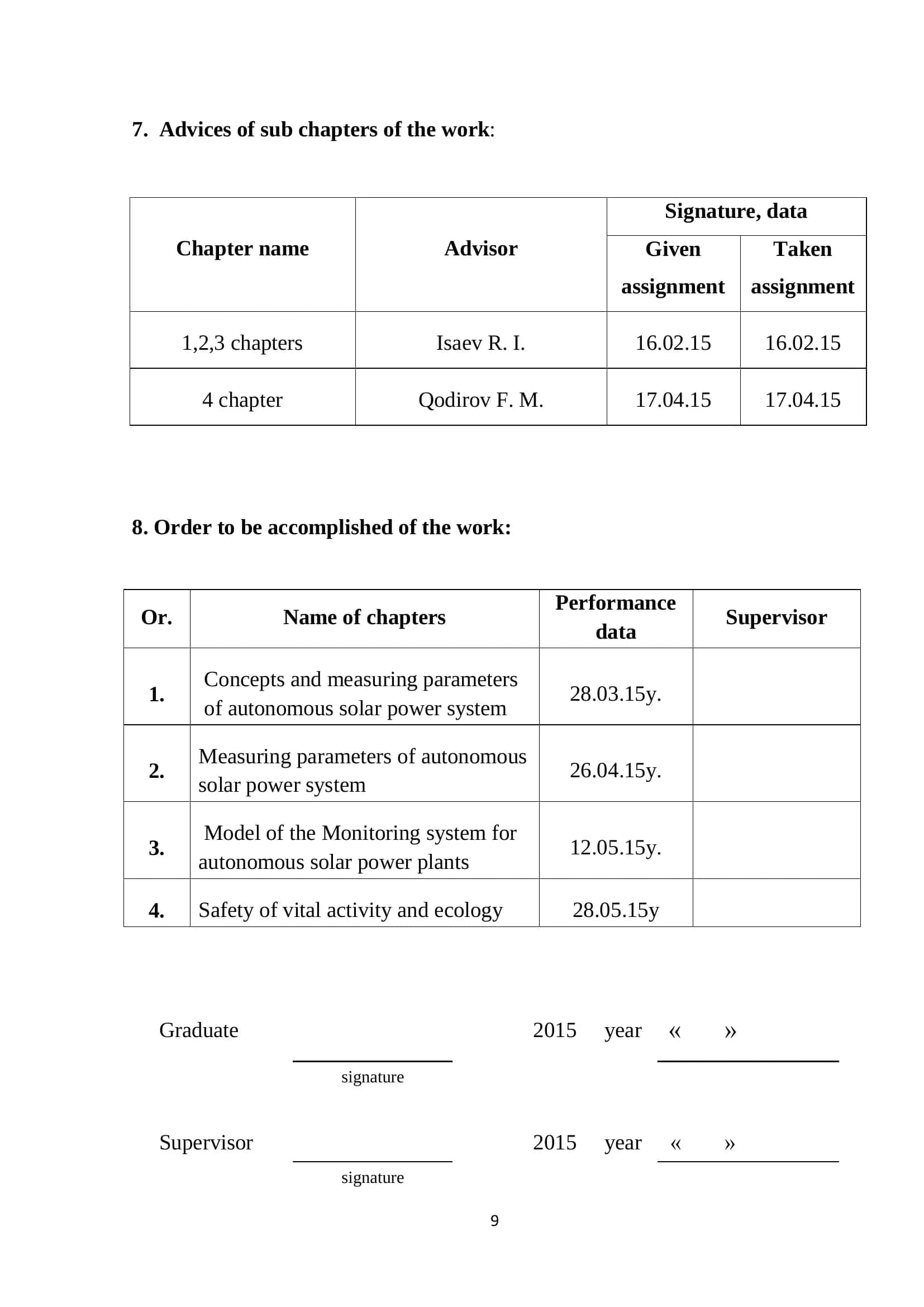 Model for Measuring and Evaluating Parameters of Autonomous Solar Power Station 3