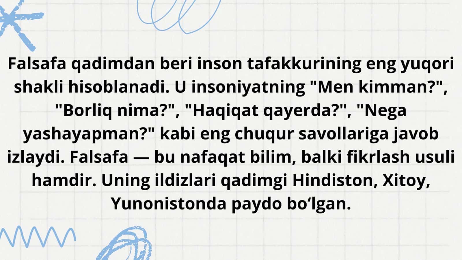 Falsafa fani fan sifatida 3