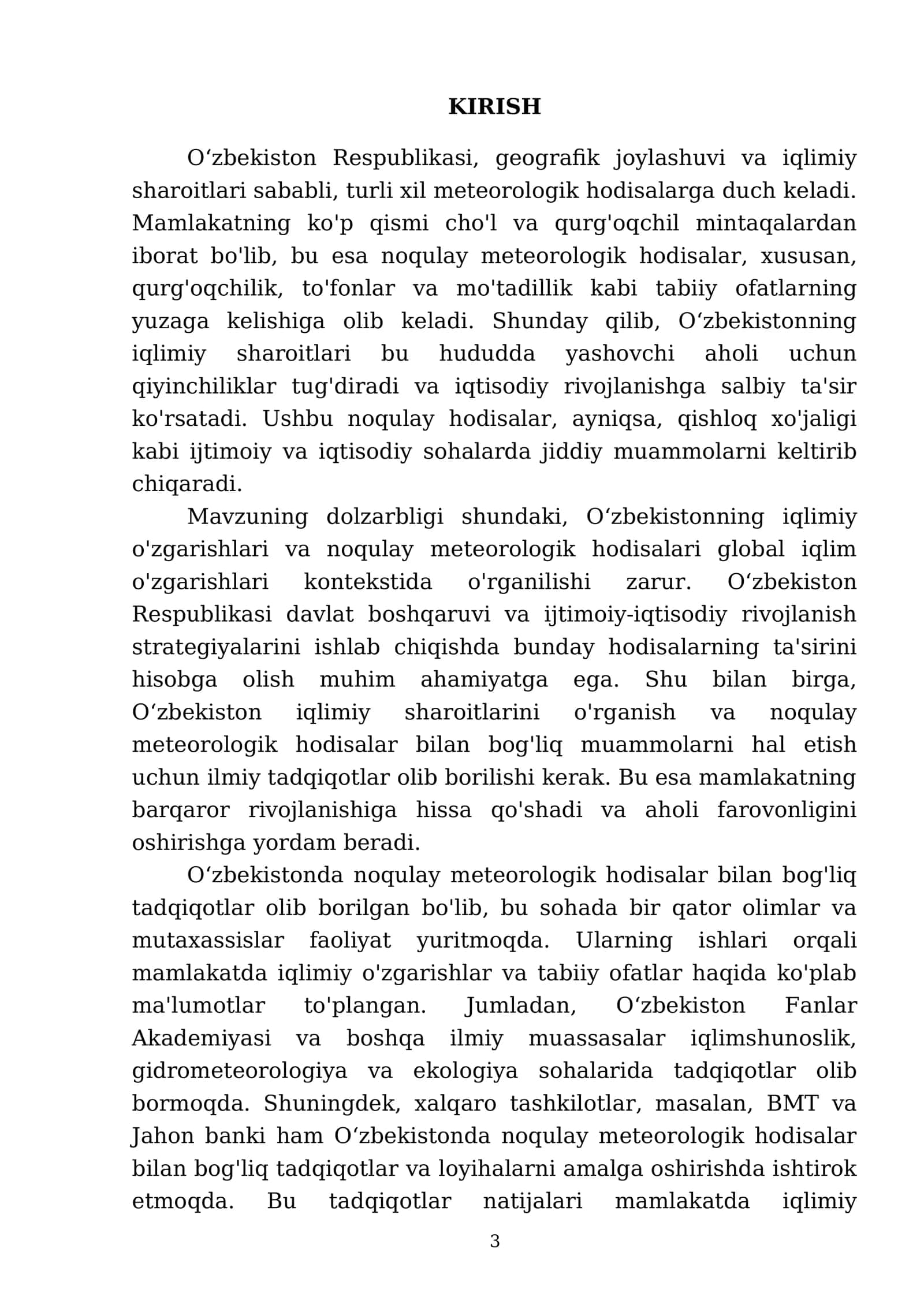 Oʻzbekiston noqulay meteorologik hodisalar 2025-2026 o'quv yili 3