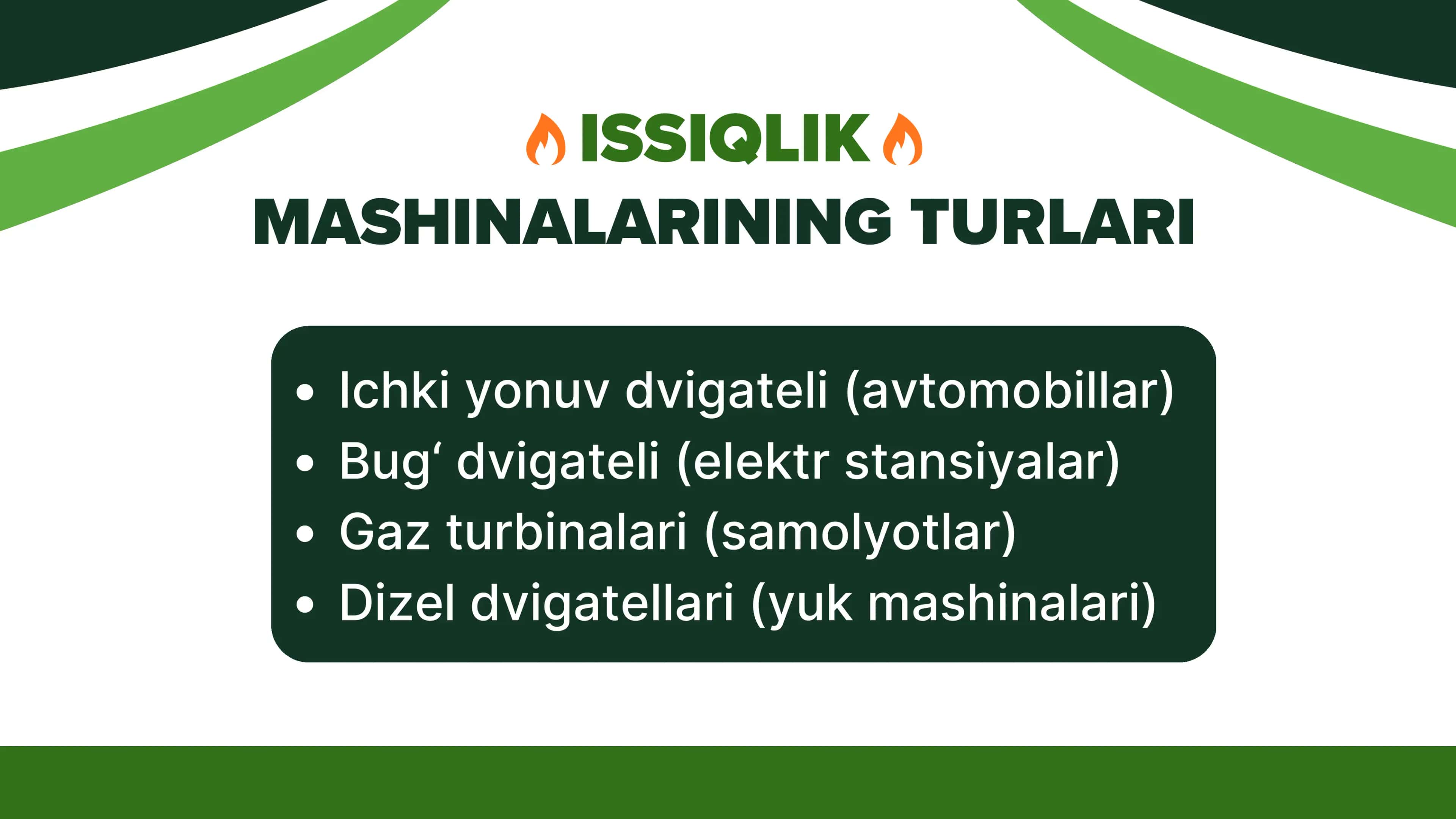 Issiqlik mashinalari va tabiatni muhofaza qilish 3