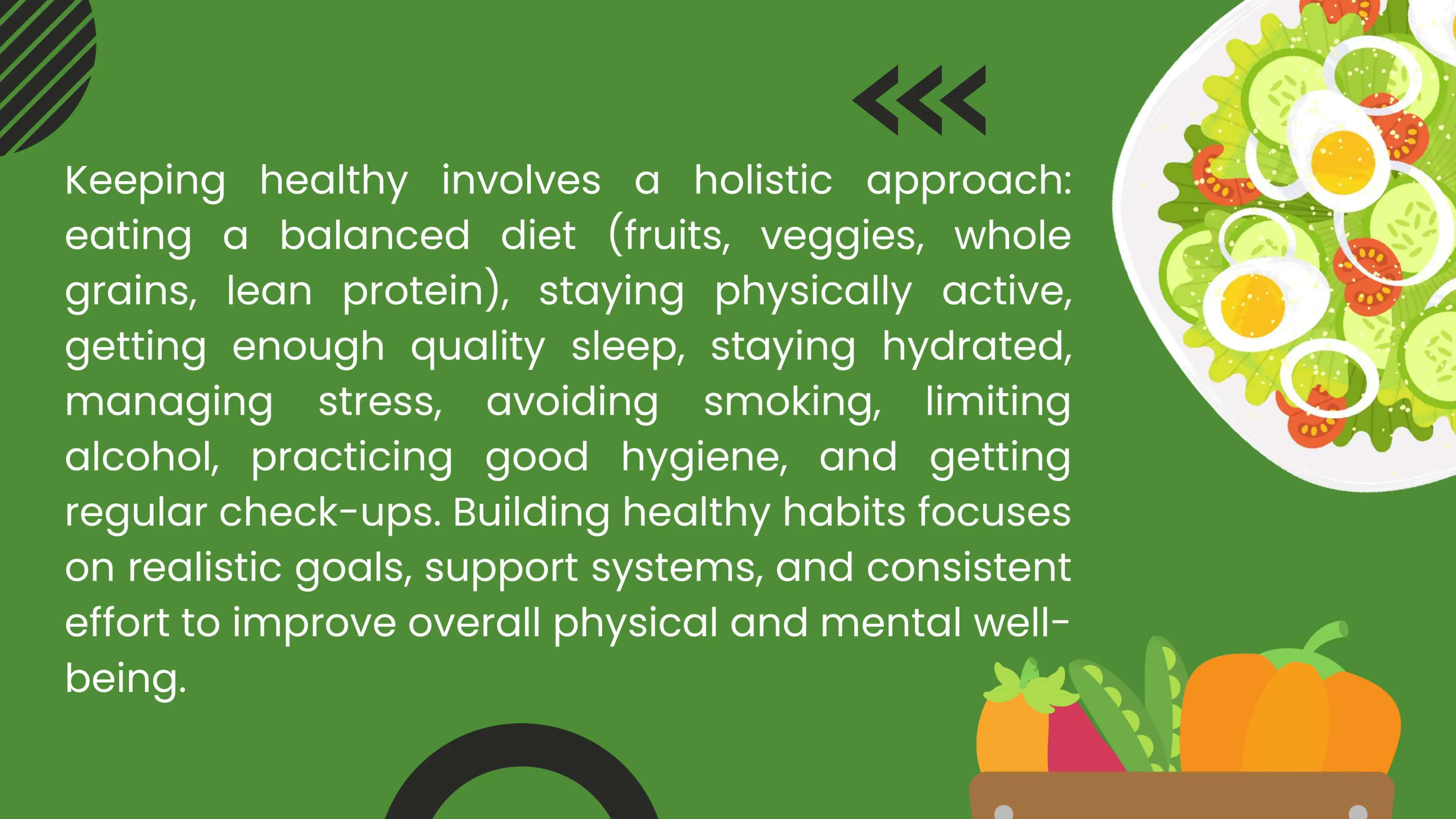 Keeping healthy 3