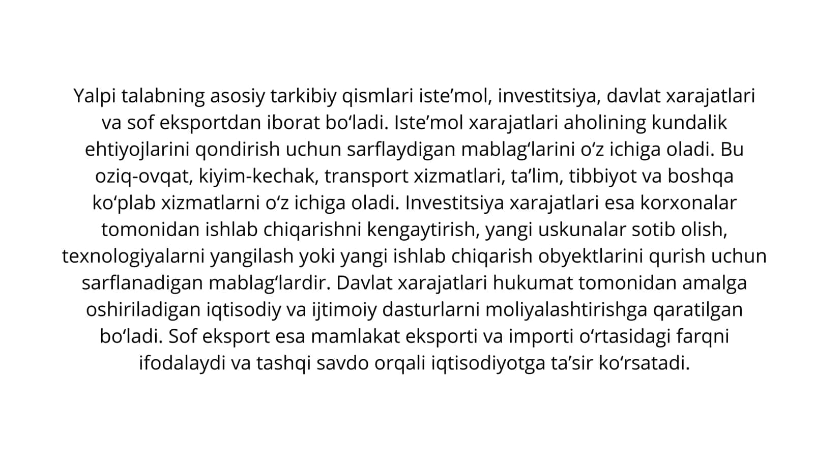 Yalpi talab - yalpi taklif modeli 3