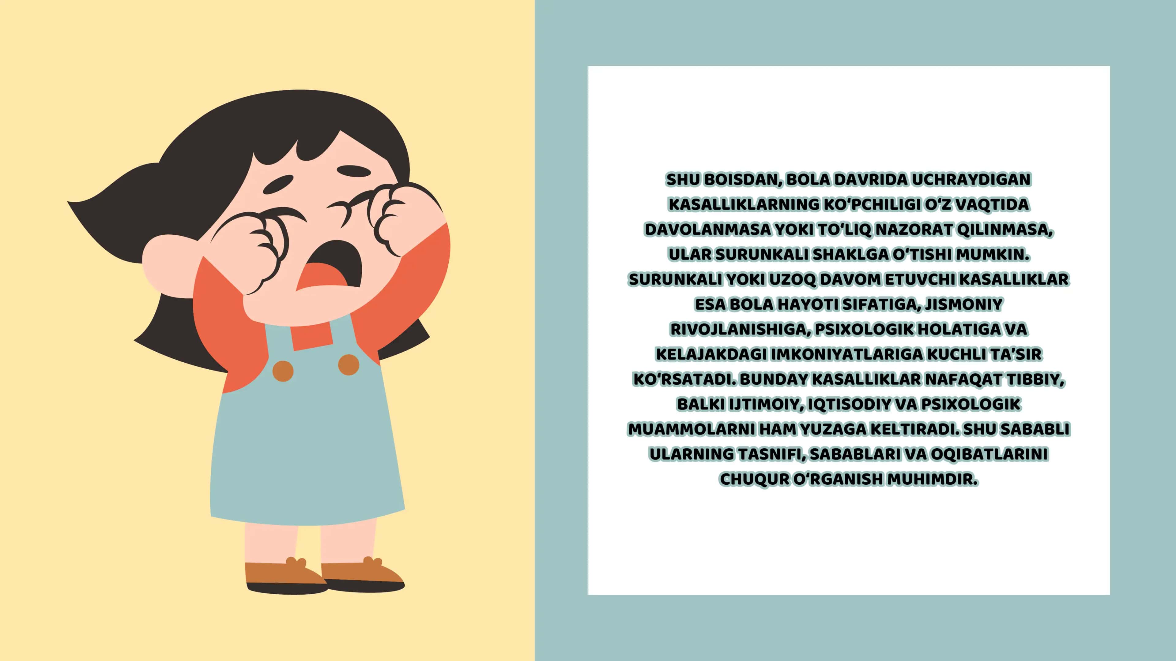 Bolalarda uzoq davom etuvchi kasalliklar tasnifi 3