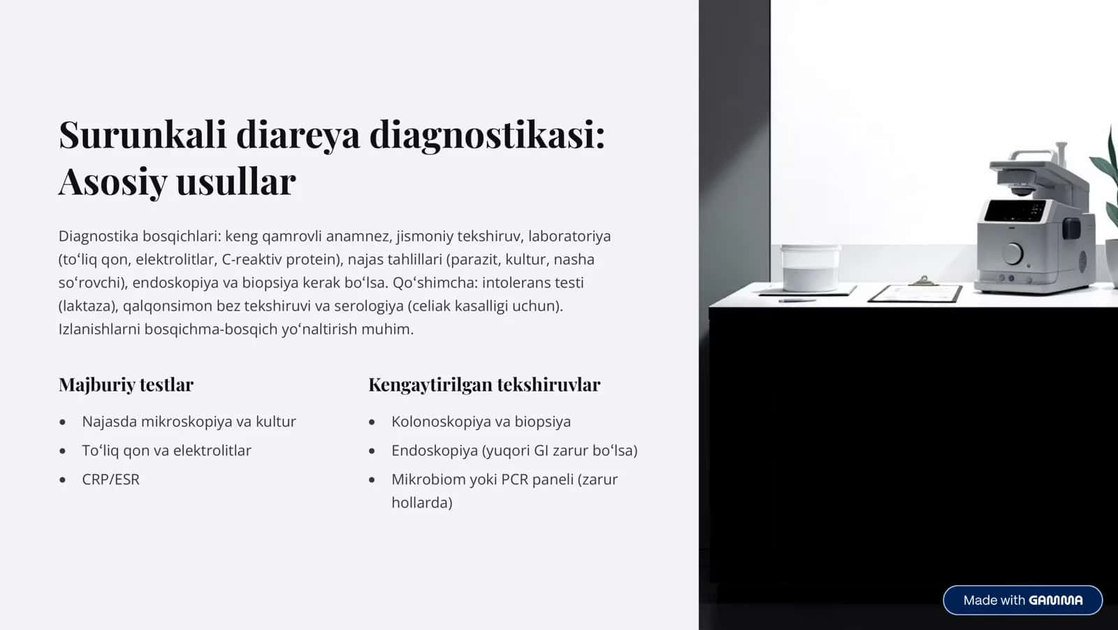 Surunkali diareya va surunkali enterokolit 3