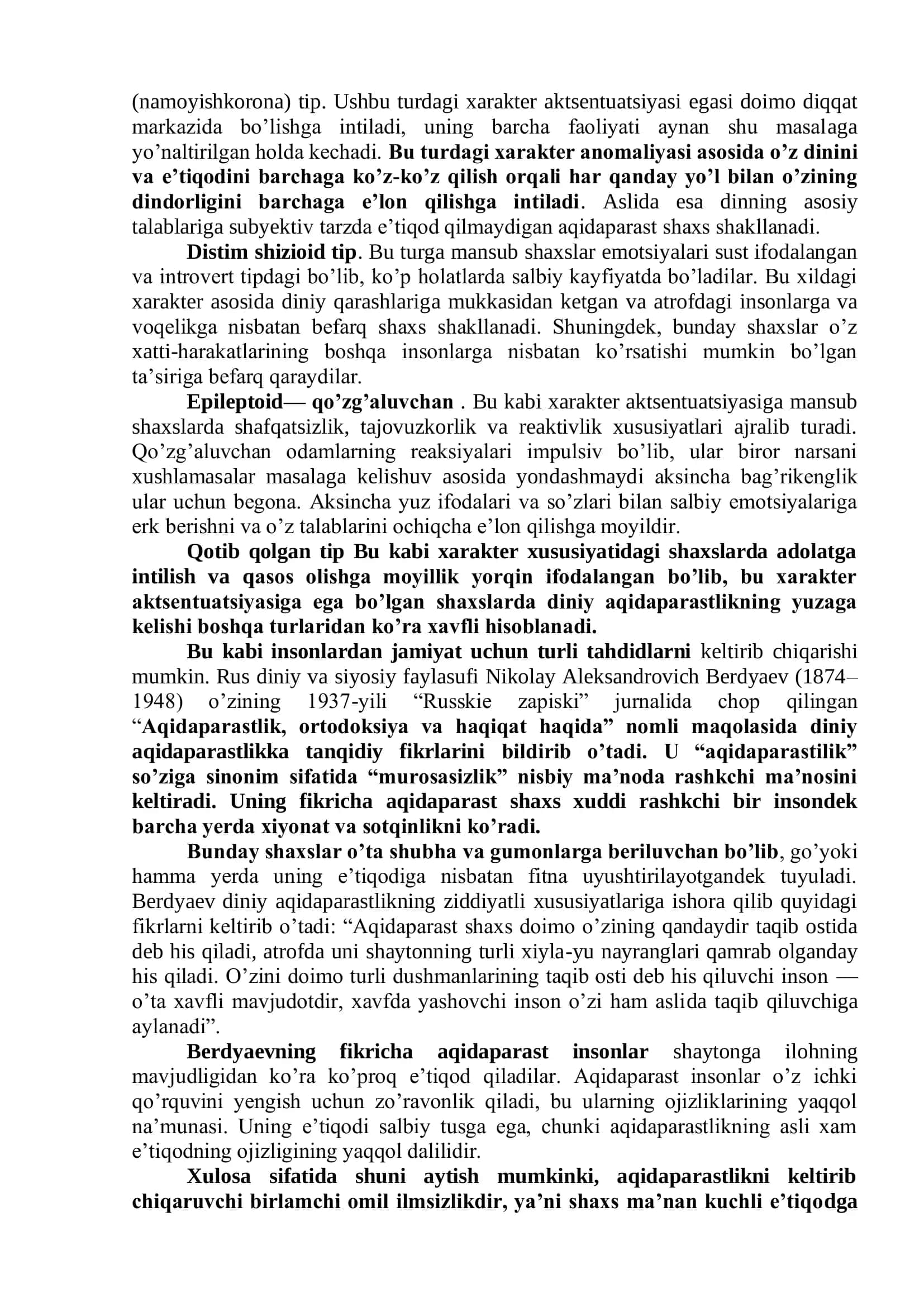 DINIY FANATIZM, EKSTREMIZM, FUNDAMENTALIZM, TERRORIZMNING TARIXI VA ULARNING HOZIRGI DAVRDA XAVFSIZLIKGA TAHDIDI 3