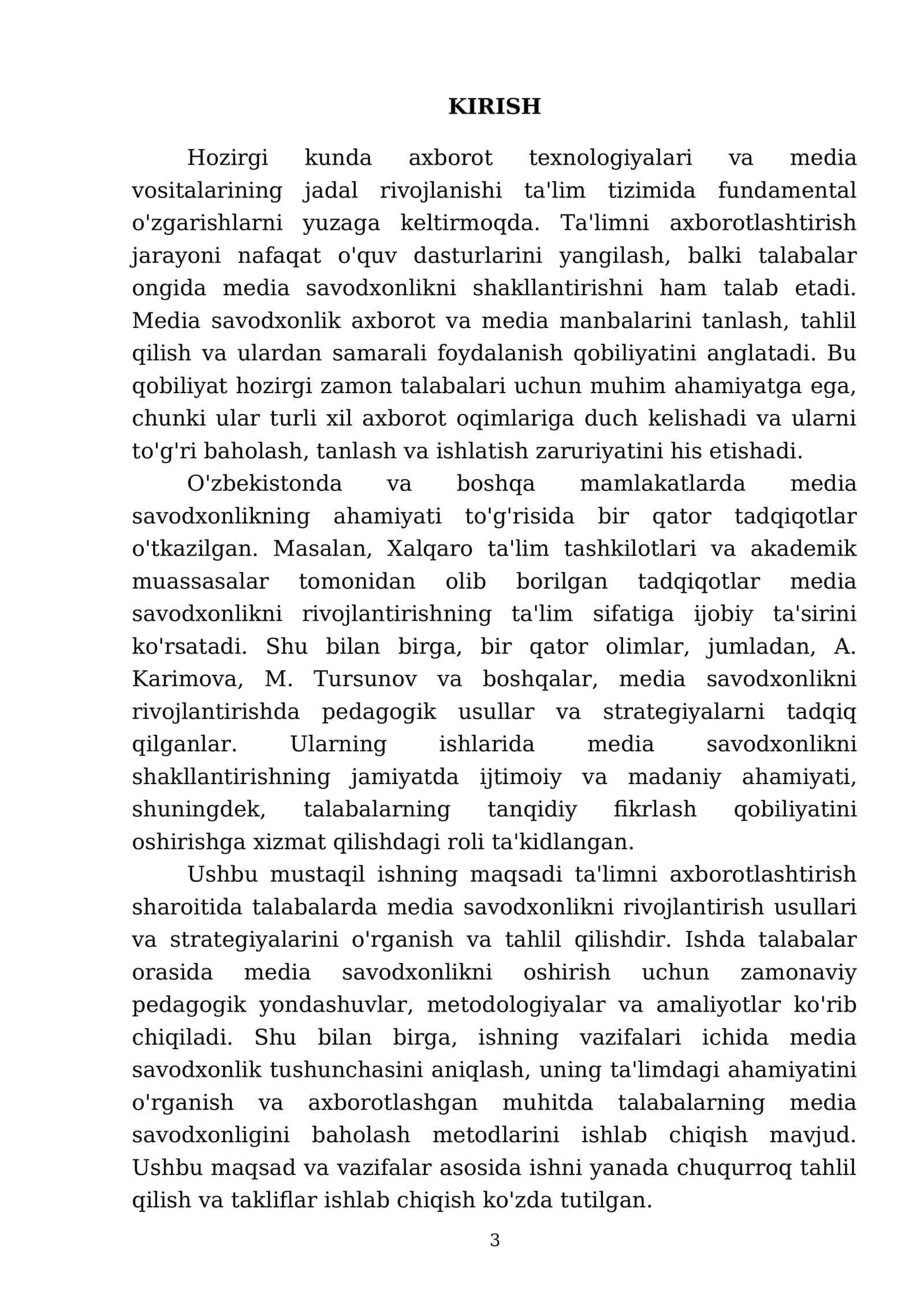 Ta'limni axborotlashtirish sharoitida talabalarda media savodxonlikni rivojlantirish 3