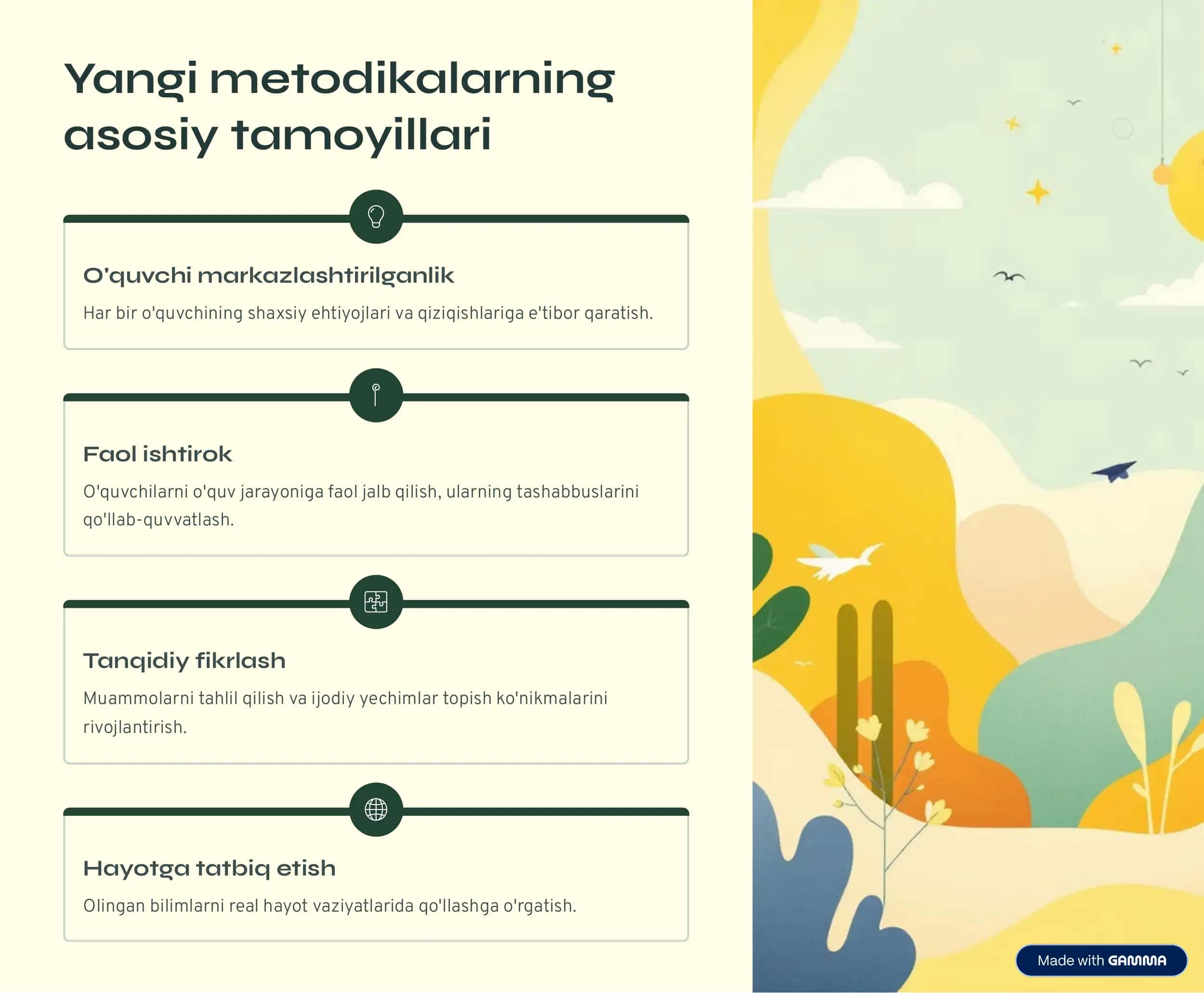 Yangi metodikalar pedagogikasi 3
