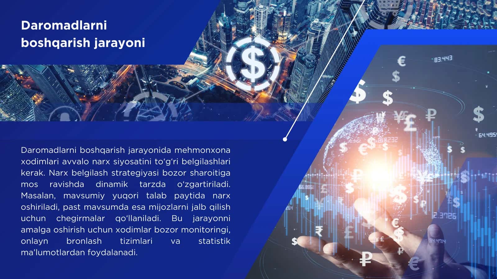 Mehmonxona xodimlarining daromadiarni Rahmonov Abduhakim BOSHQARISH BORASIDAGI FAOLIYATI 3