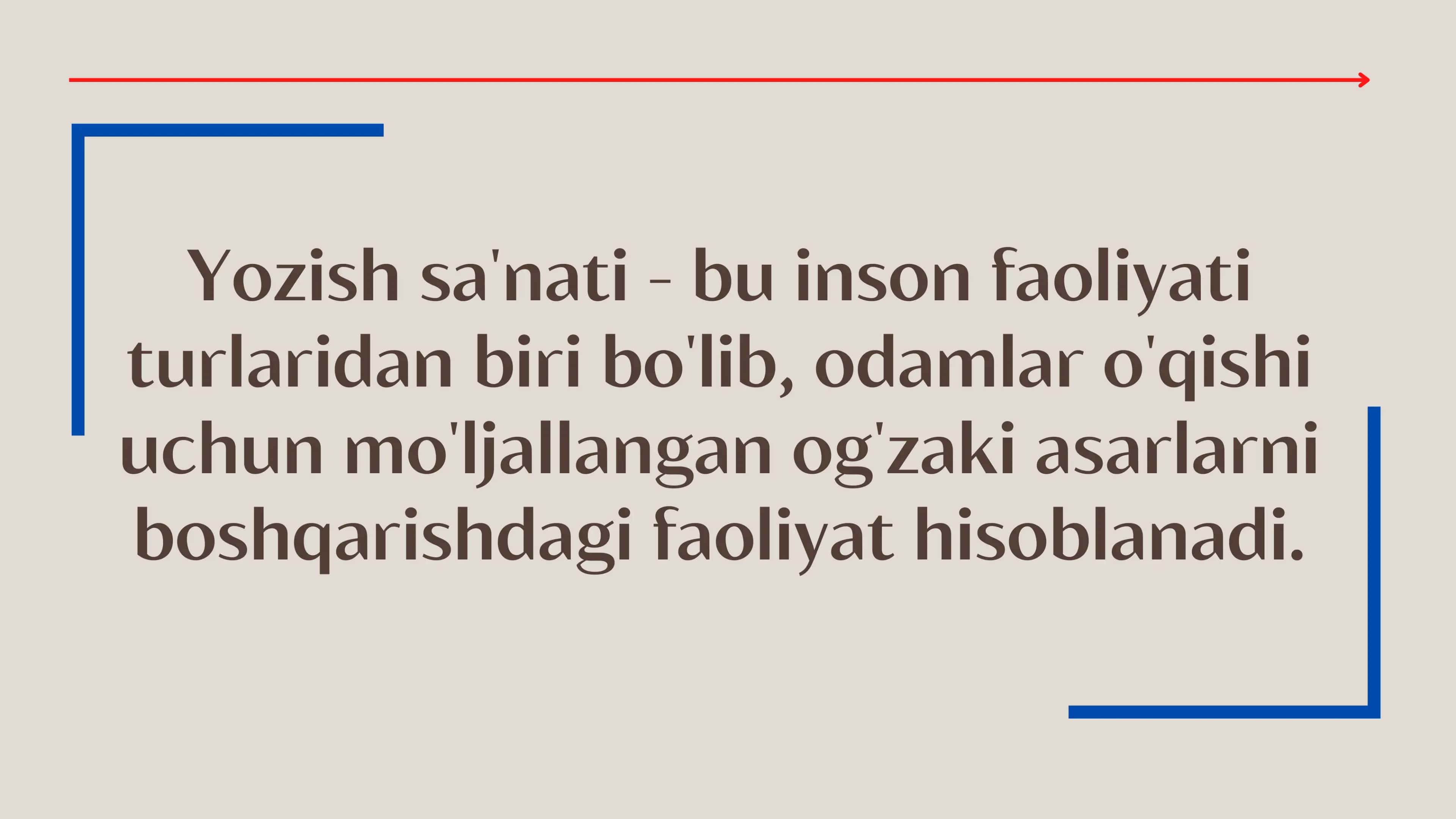 Yozish sa'nati 3