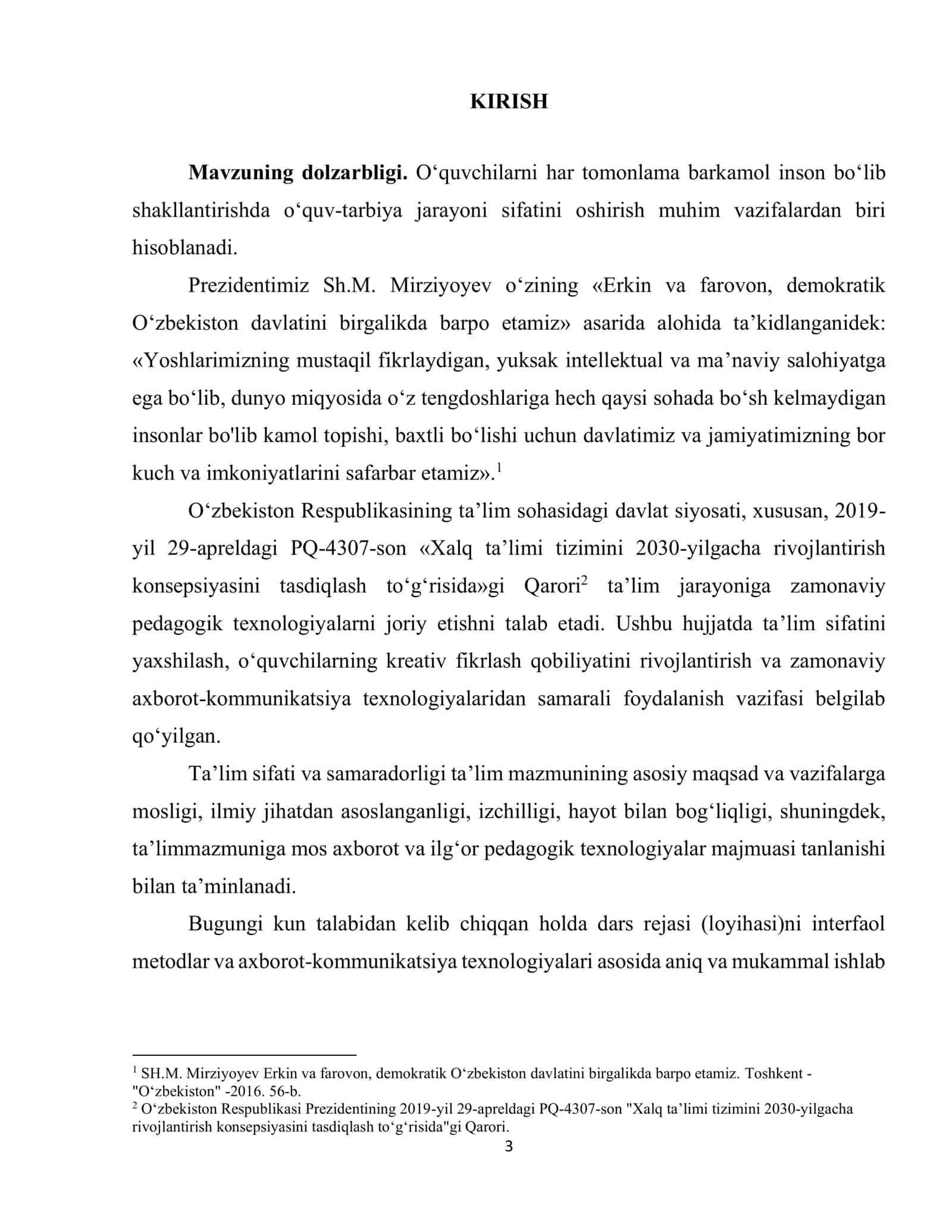 4-sinfda otlarning egalik qo‘shimchalari bilan qo‘llanishi mavzusini o‘rganishda samarali usullardan foydalanish 3