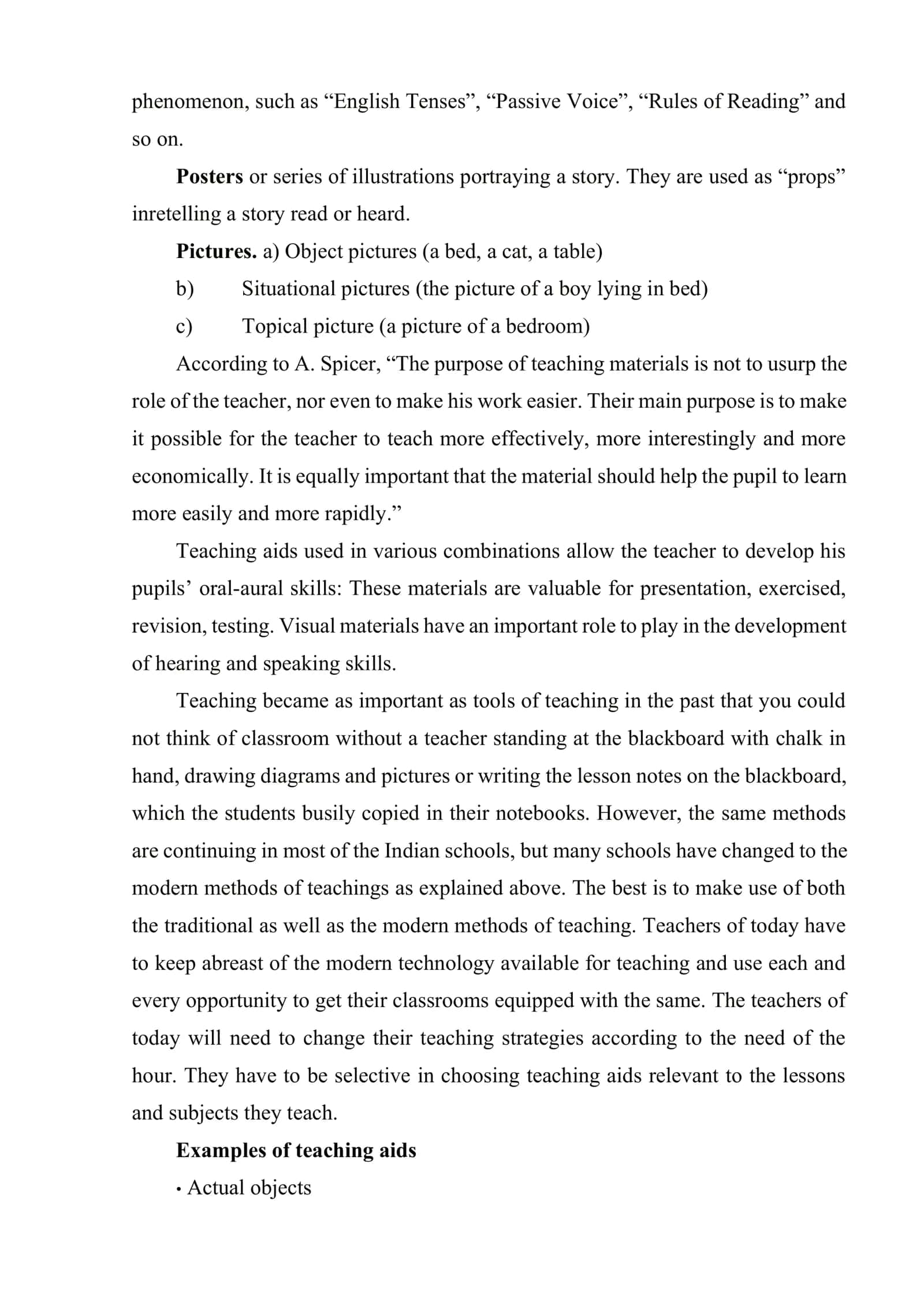 Teaching aids and teaching materials for EFL classes 3