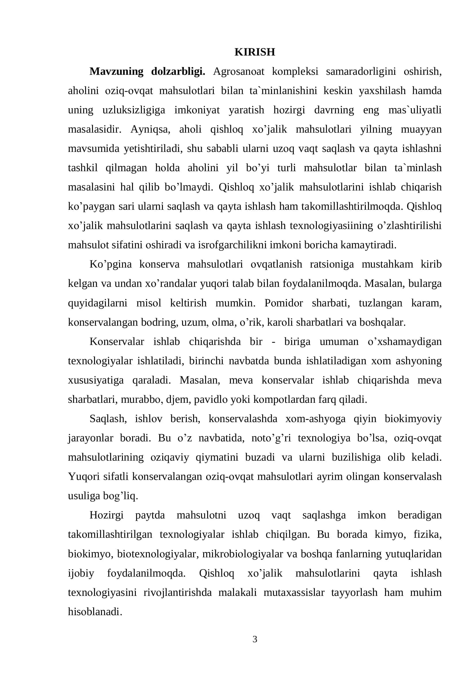 Meva va sabzavotlarni konservalashning asosiy usullari va mahsulotni saqlash asoslari 3