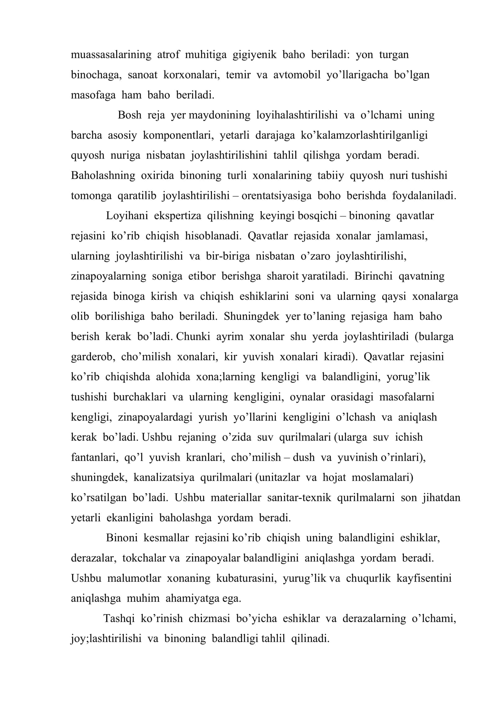 Maktabgacha ta’lim muassasalarining binosi va yer maydoniga qo’yiladigan gigiyenik talablar 3