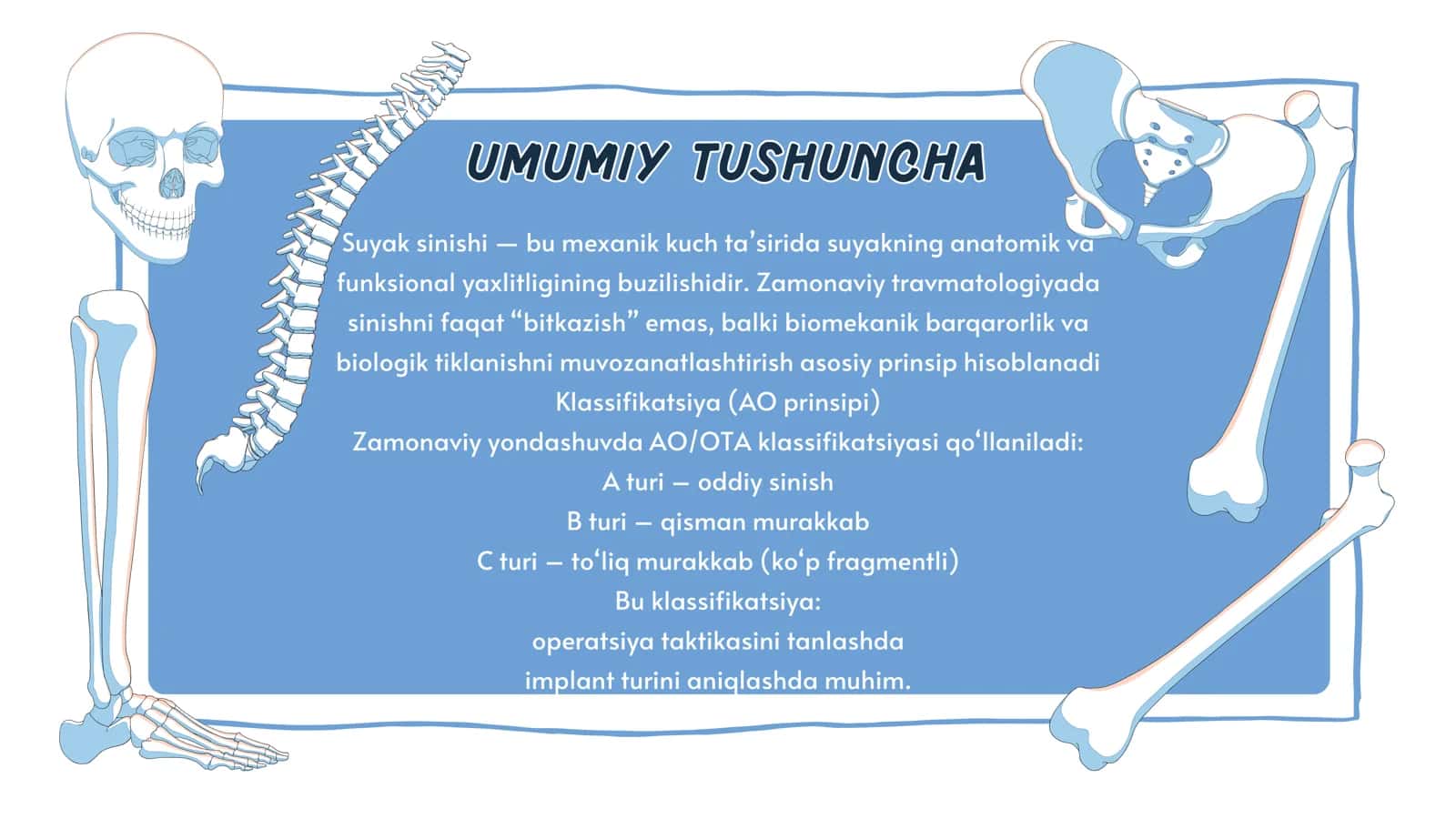 Suyak sinishlarda zamonaviy davolash usullari slayd 3