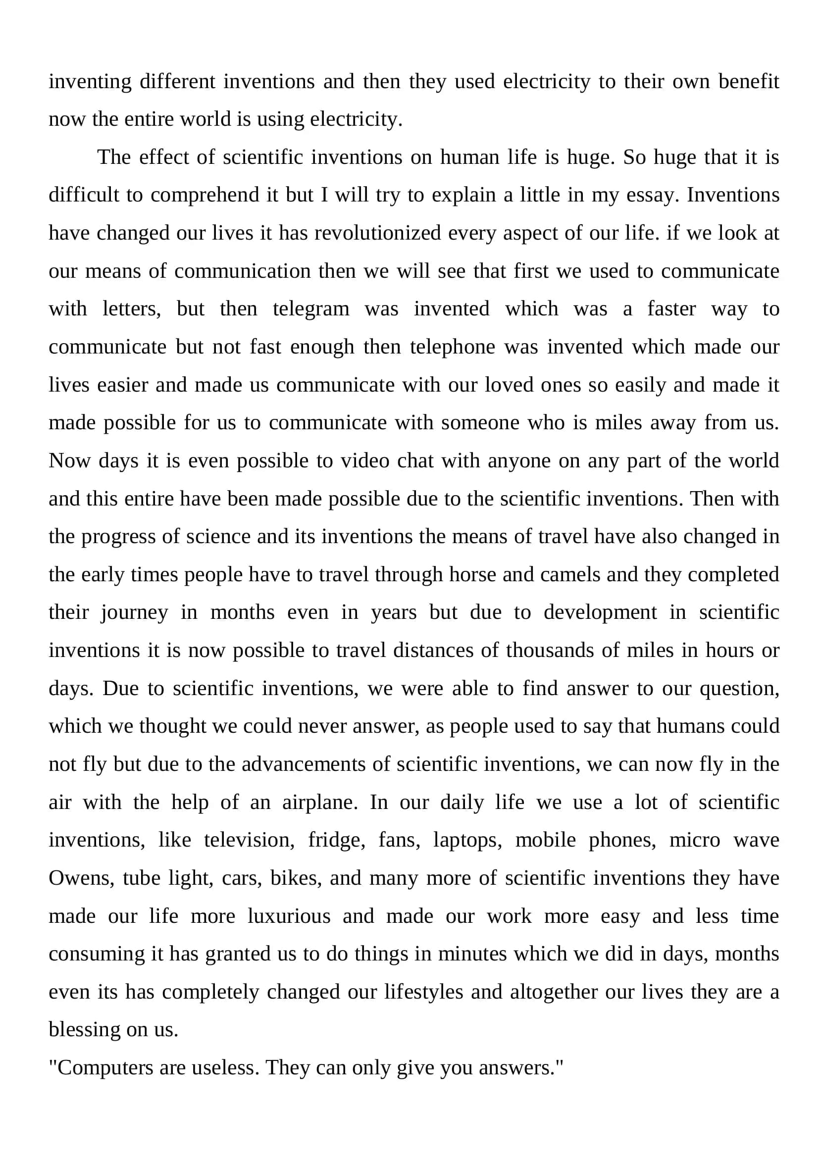SCIENTIFIC INVENTION 3