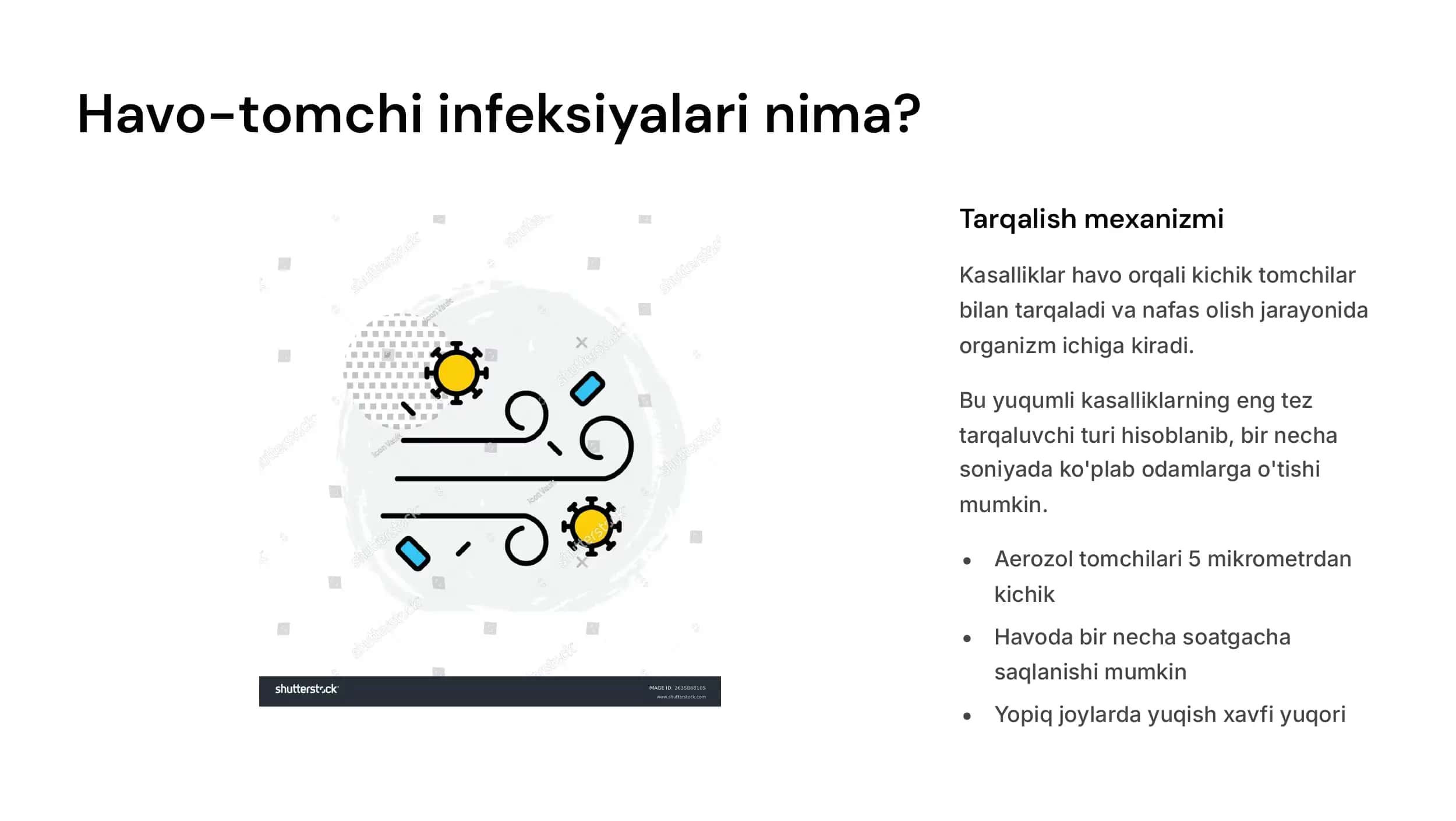 Havo-tomchi infeksiyalari qoʻzgʻatuvchilariga tavsif (sil, moxov) Ichak infeksiyalari qoʻgʻatuvchilariga tavsif: Ovqatdan zaxarlanishlar 3