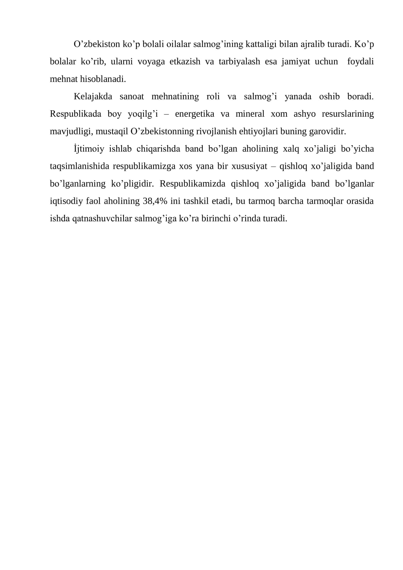 Aholiga xizmat ko`rsatish sohalar geografiyasi 3