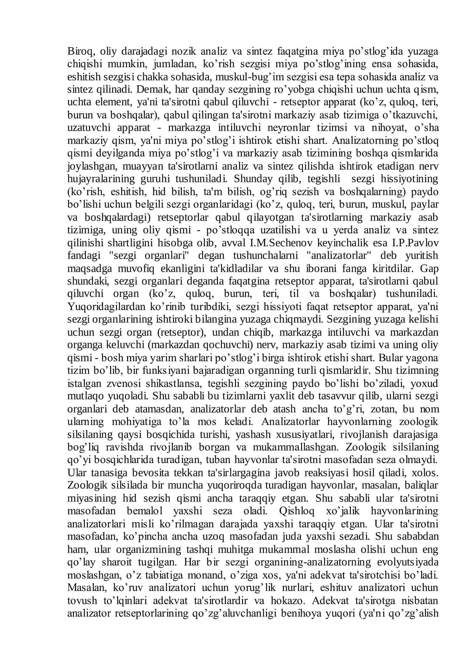 Sezgi organlari –ko`rish fiziologiyasi 3