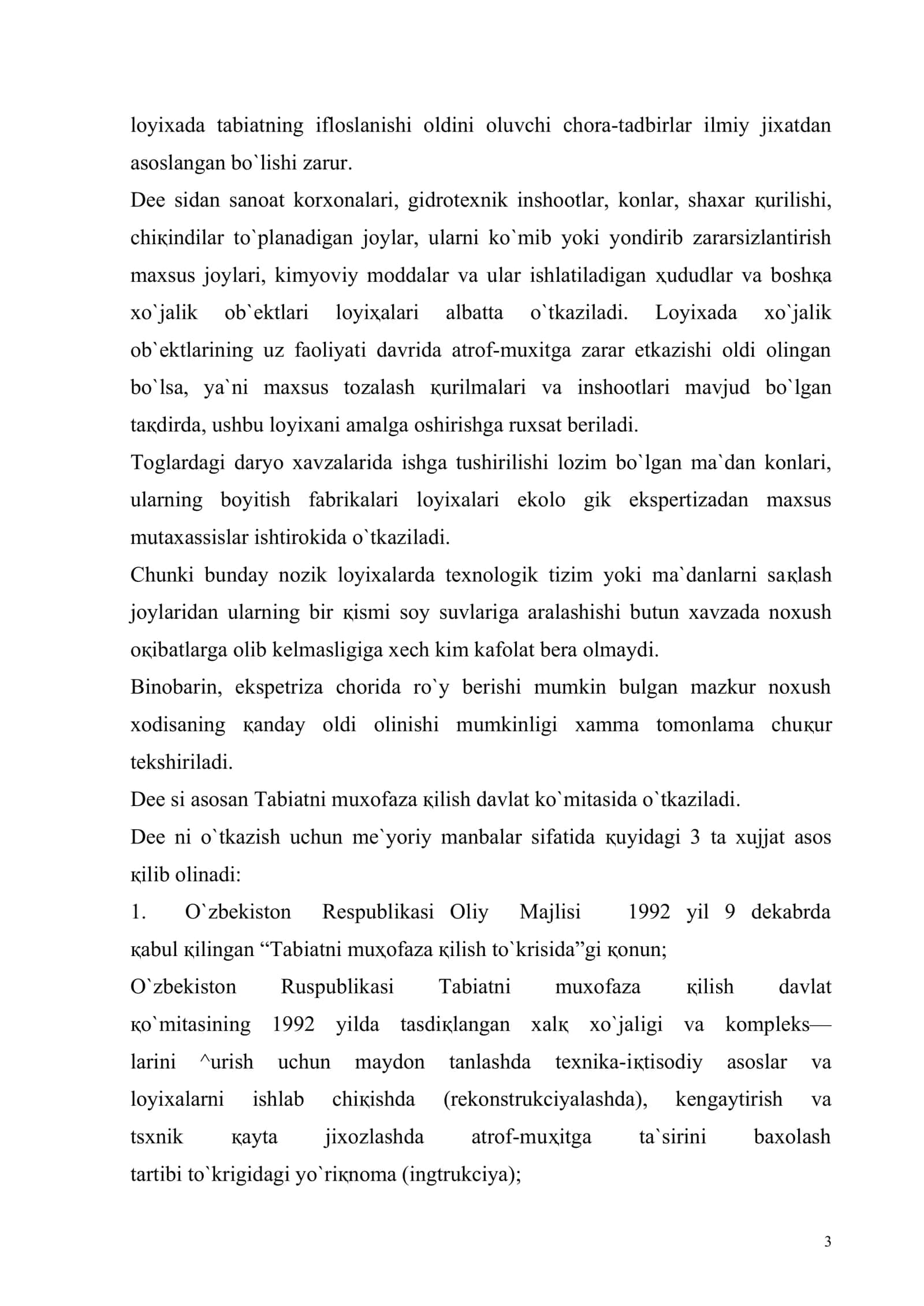 Ekologik ekspertiza va ekologik monitoring 3